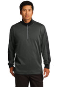 Custom Anthracite Heather/ Black Dri-FIT 1/2-Zip Cover-Up 578673, personalized by SanCanDo Swag in Argyle, TX