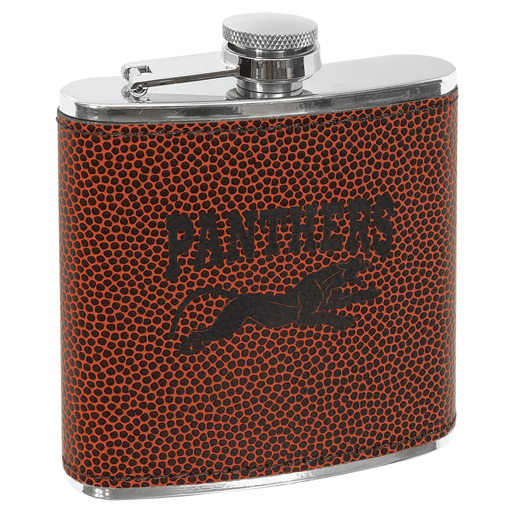 Football Stainless Steel 6 oz. Flask