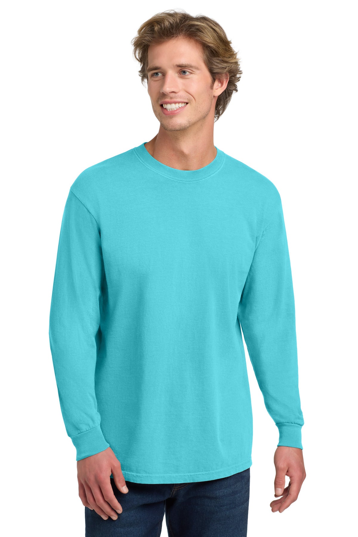 Custom Lagoon Long Sleeve Tee 6014, personalized by SanCanDo Swag in Argyle, TX