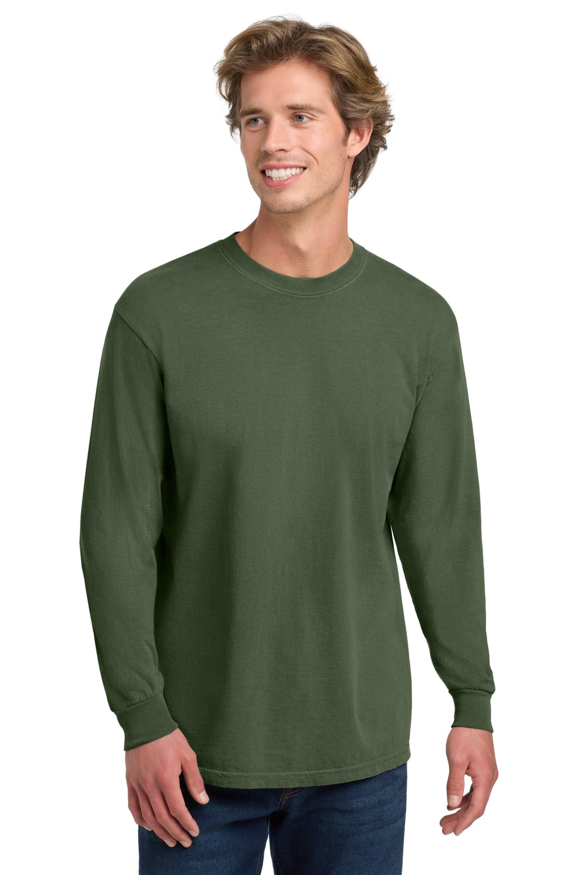 Custom Hemp Long Sleeve Tee 6014, personalized by SanCanDo Swag in Argyle, TX