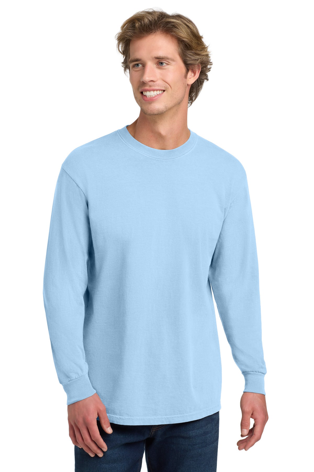 Custom Hydrangea Long Sleeve Tee 6014, personalized by SanCanDo Swag in Argyle, TX
