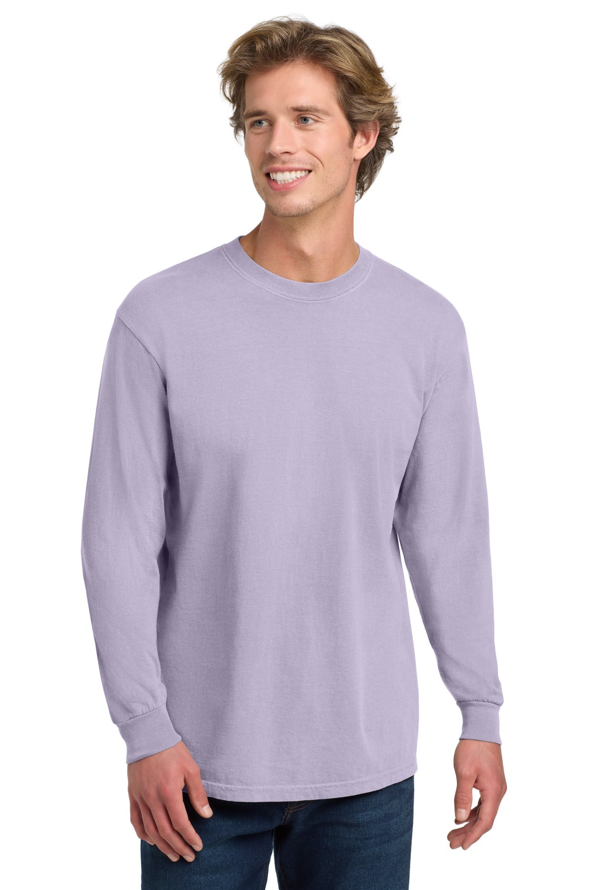 Custom Orchid Long Sleeve Tee 6014, personalized by SanCanDo Swag in Argyle, TX