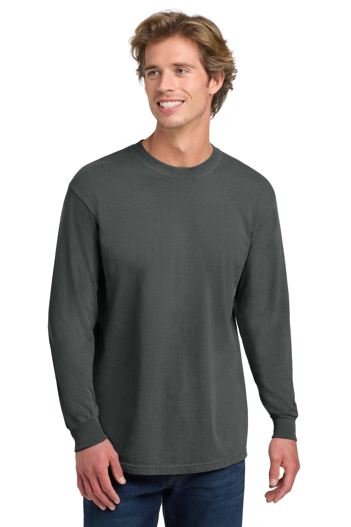 Custom Pepper Long Sleeve Tee 6014, personalized by SanCanDo Swag in Argyle, TX