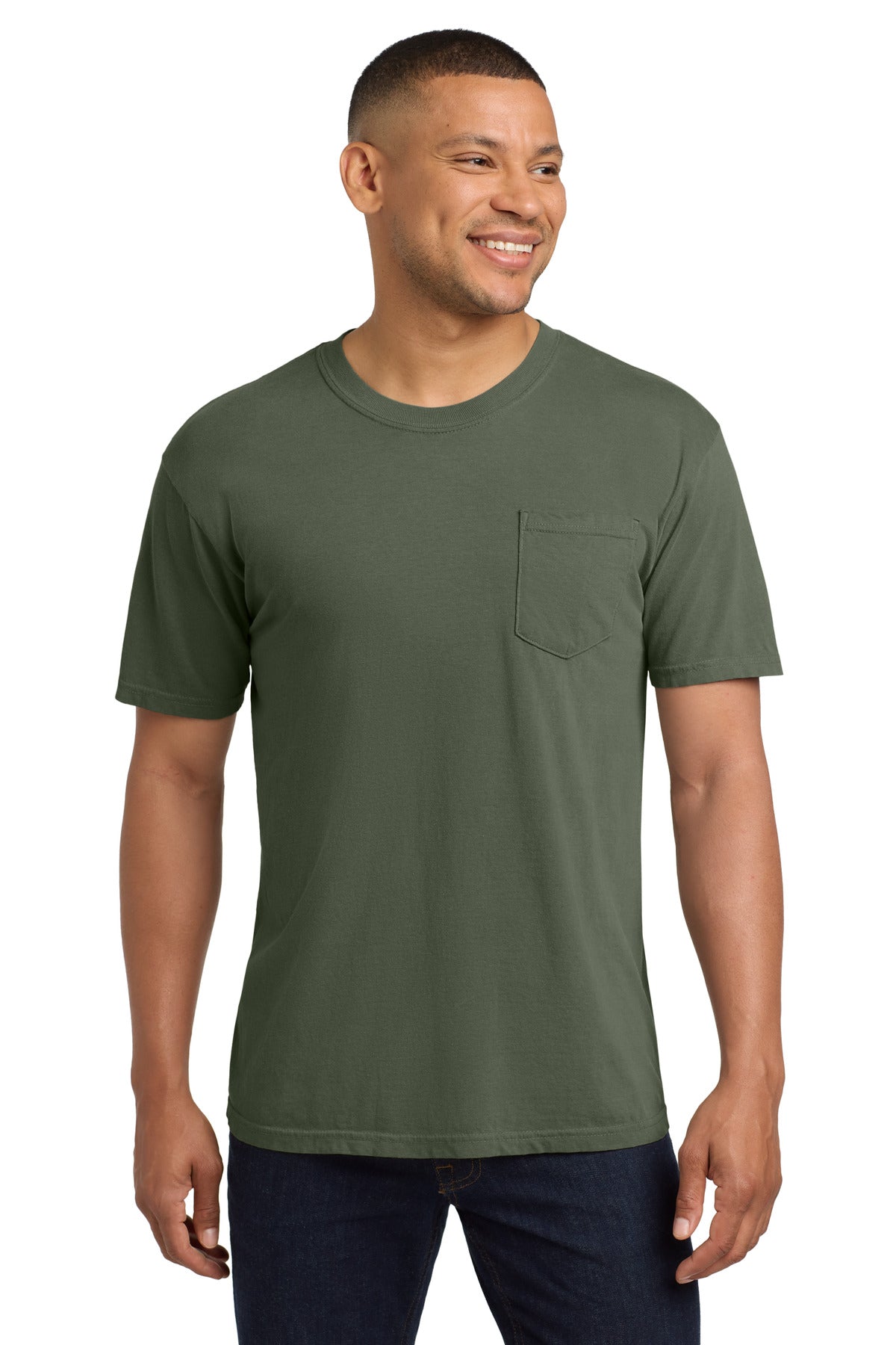 Custom Sage Pocket Tee 6030, personalized by SanCanDo Swag in Argyle, TX