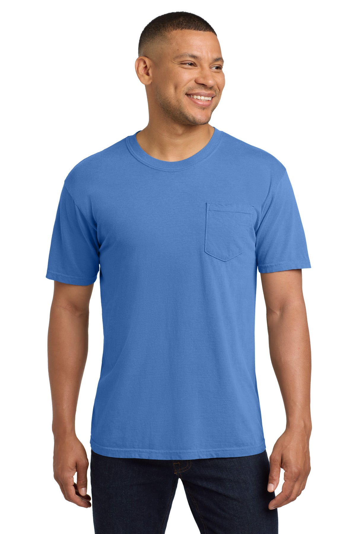 Custom Mystic Pocket Tee 6030, personalized by SanCanDo Swag in Argyle, TX