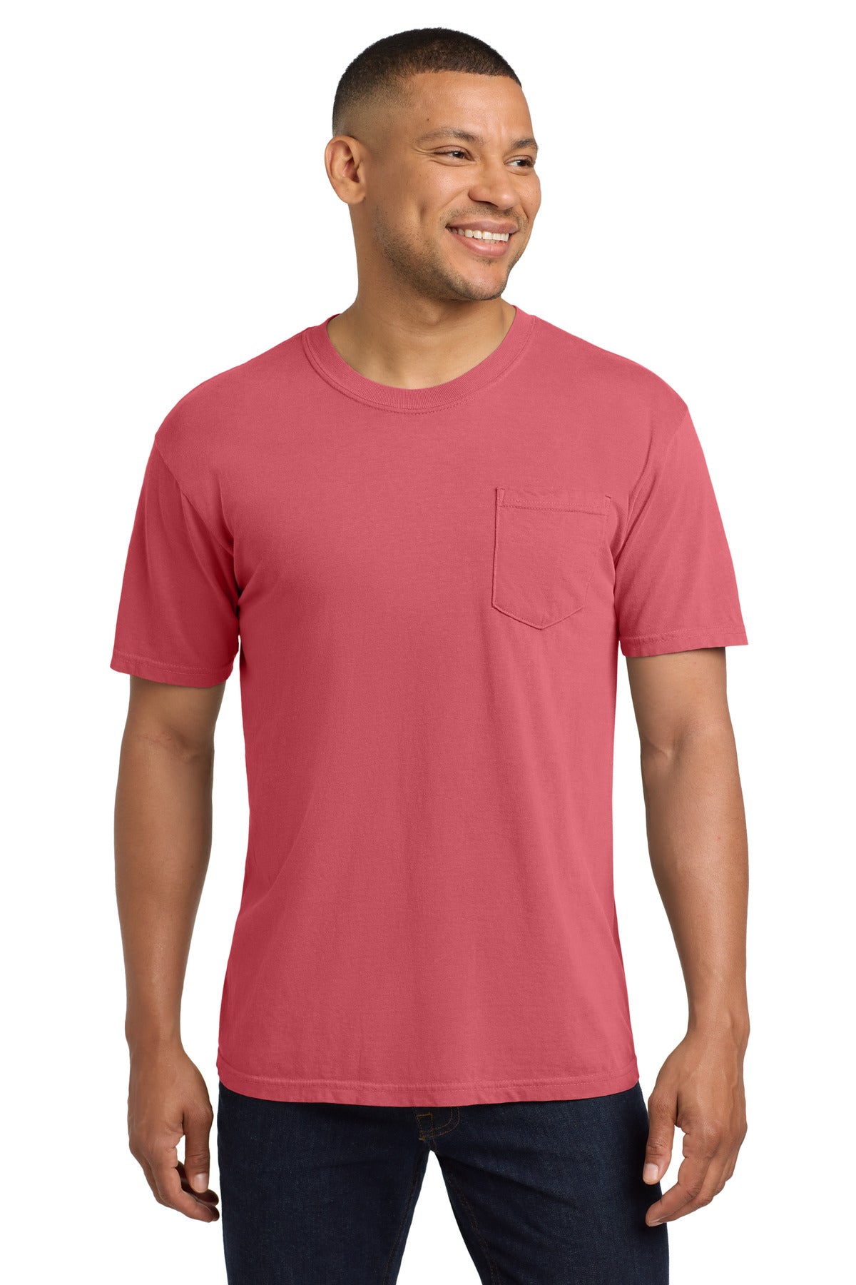 Custom Watermelon Pocket Tee 6030, personalized by SanCanDo Swag in Argyle, TX