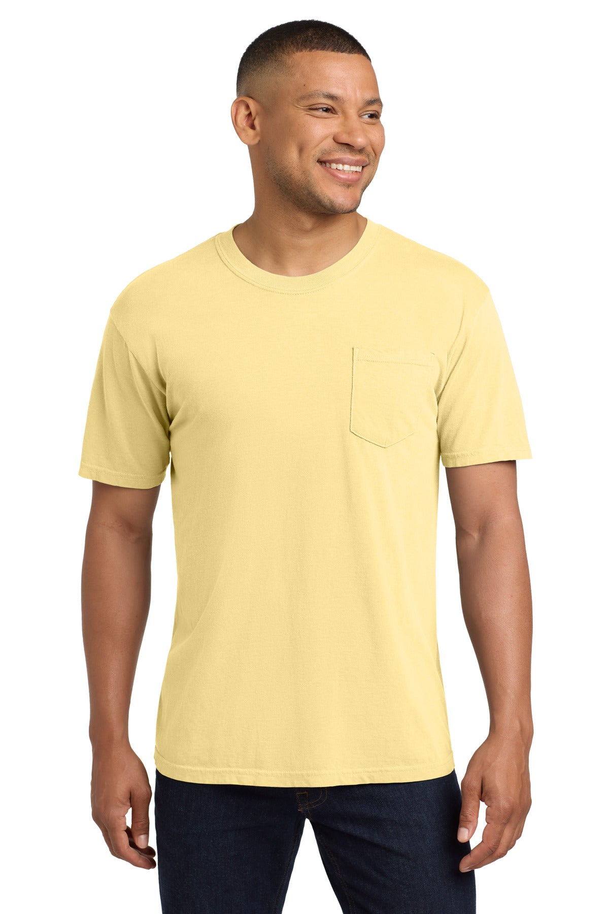 Custom Butter Pocket Tee 6030, personalized by SanCanDo Swag in Argyle, TX