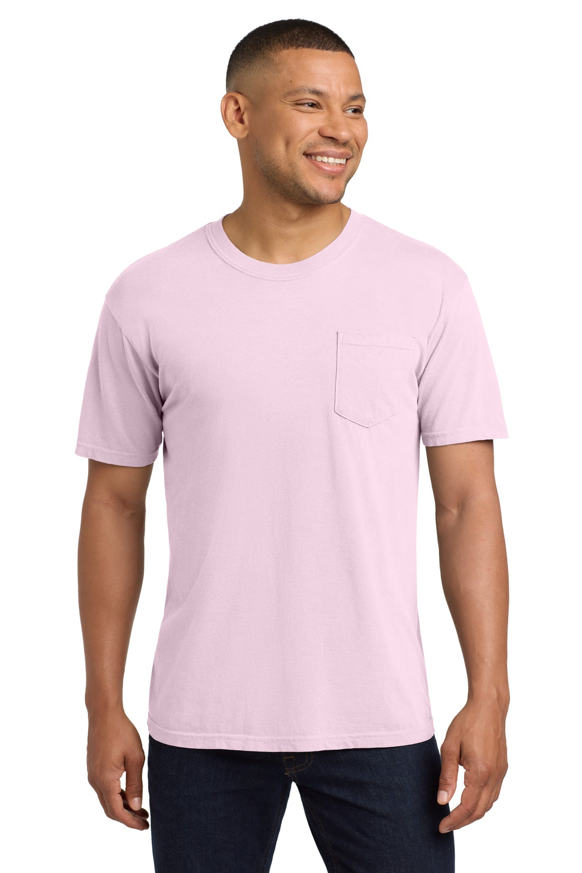 Custom Blossom Pocket Tee 6030, personalized by SanCanDo Swag in Argyle, TX