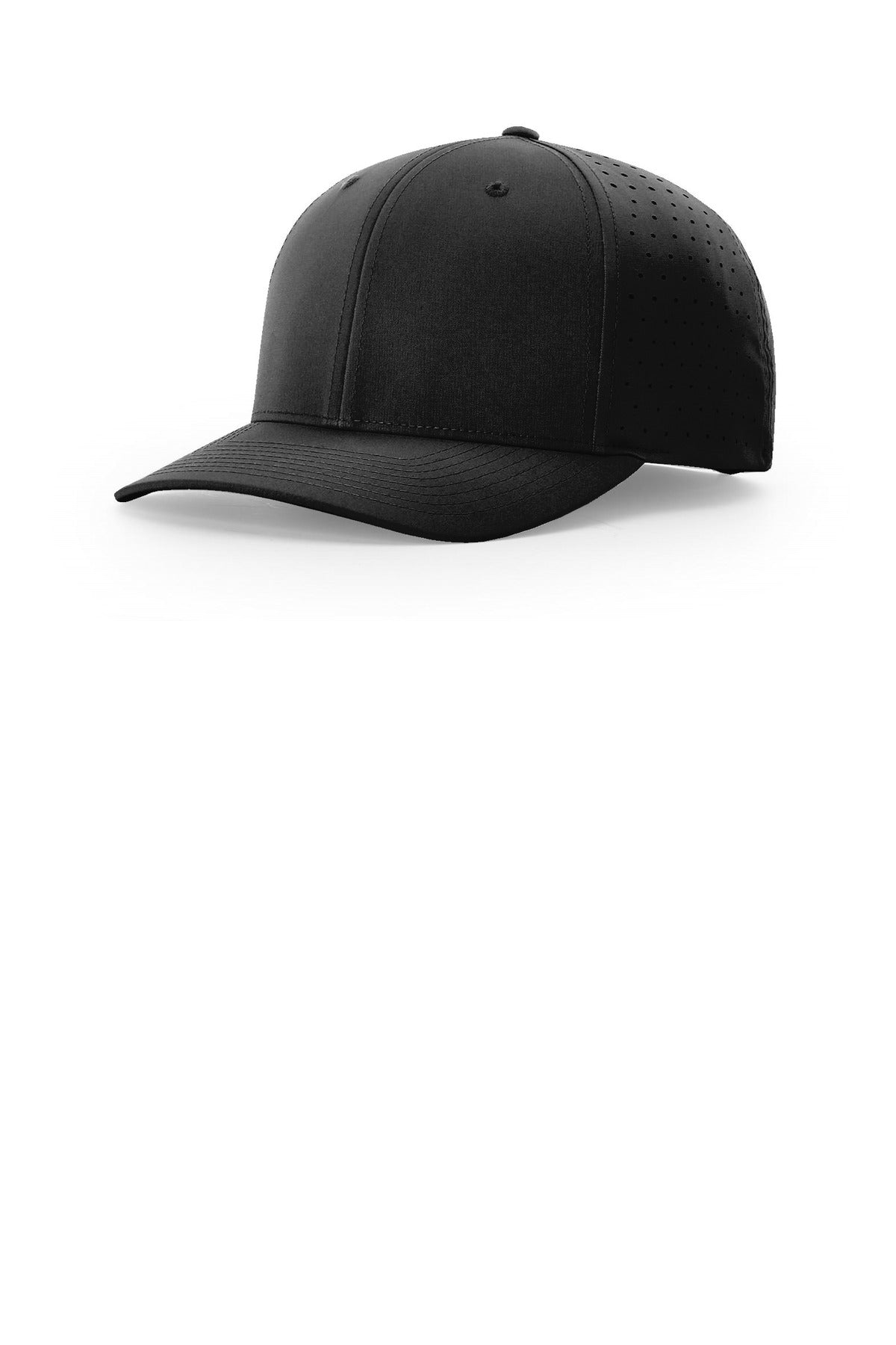 Custom Black Laser Perf R-Flex Snapback 632, personalized by SanCanDo Swag in Argyle, TX