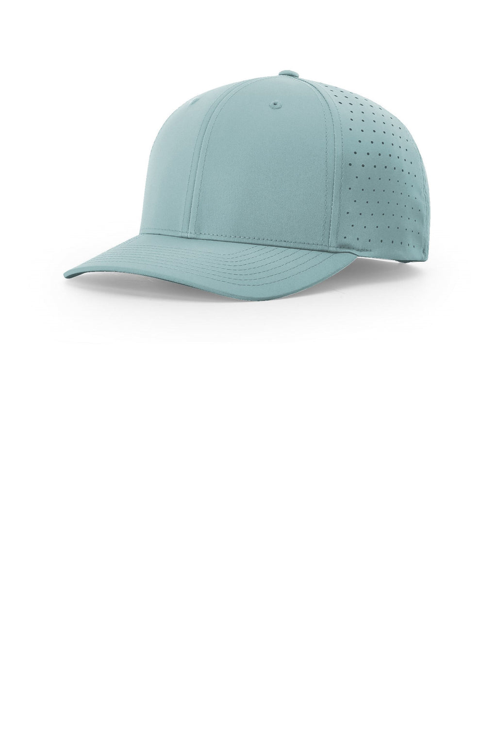 Custom Smoke Blue Laser Perf R-Flex Snapback 632, personalized by SanCanDo Swag in Argyle, TX