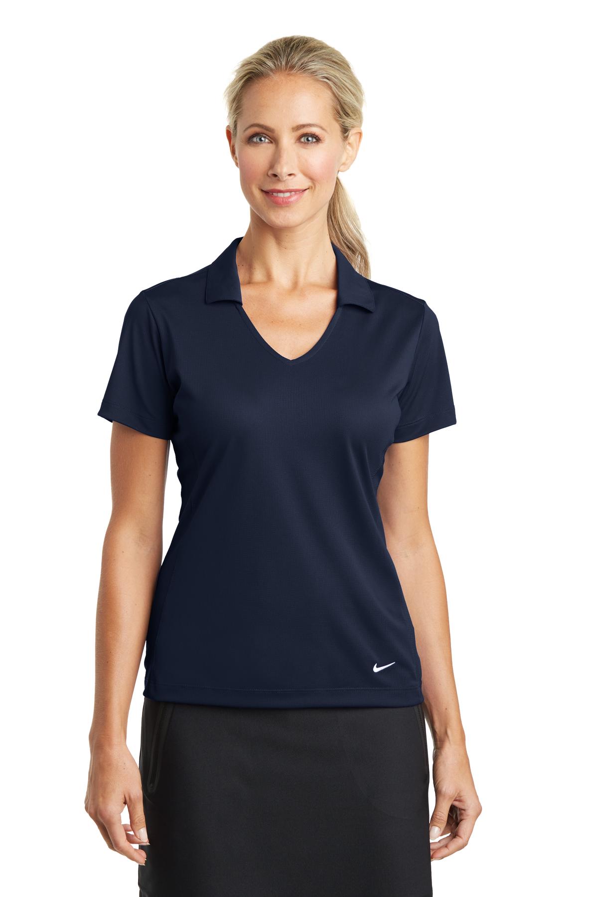 Custom Marine Women's Dri-FIT Vertical Mesh Polo 637165, personalized by SanCanDo Swag in Argyle, TX