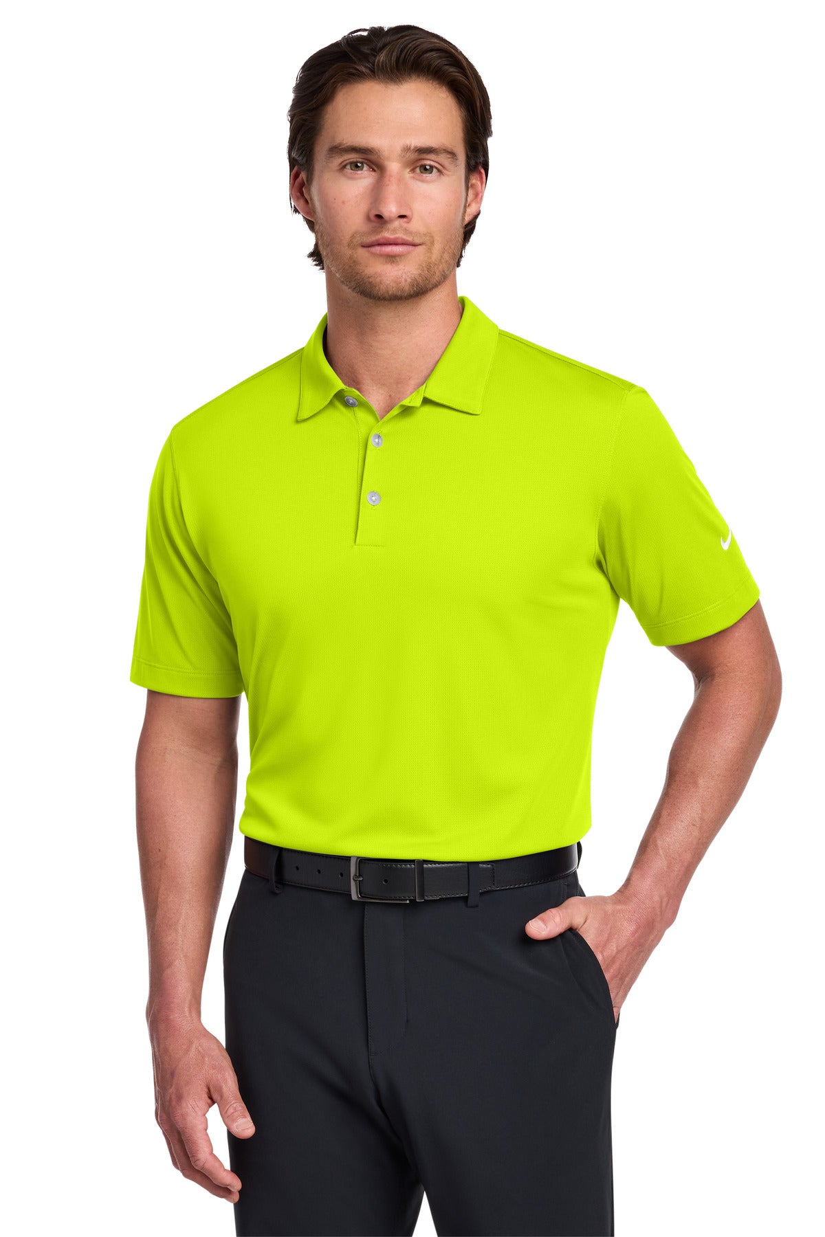 Custom Volt Dri-FIT Vertical Mesh Polo 637167, personalized by SanCanDo Swag in Argyle, TX