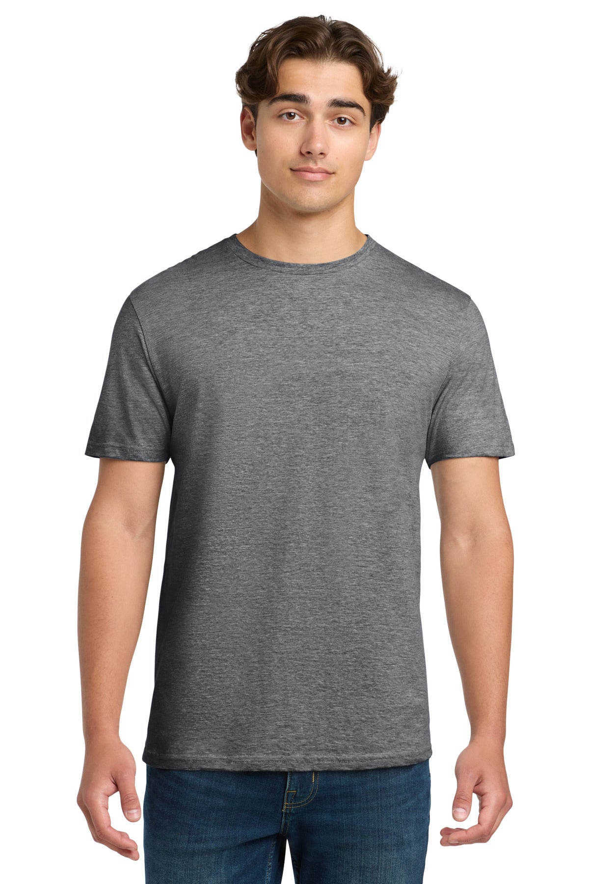 Custom Graphite Heather Softstyle Tee 64000, personalized by SanCanDo Swag in Argyle, TX
