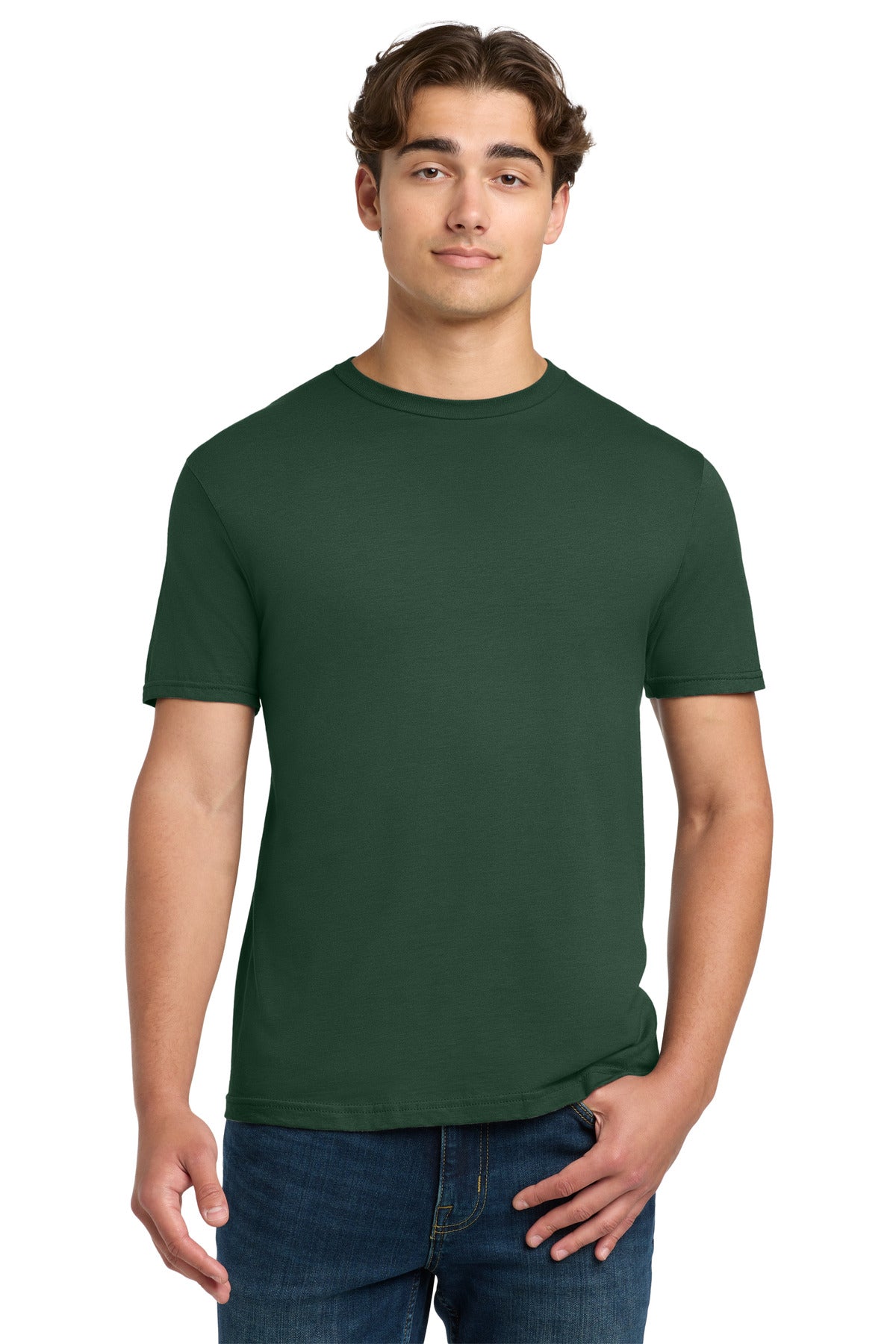 Custom Fan Dark Green Softstyle Tee 64000, personalized by SanCanDo Swag in Argyle, TX