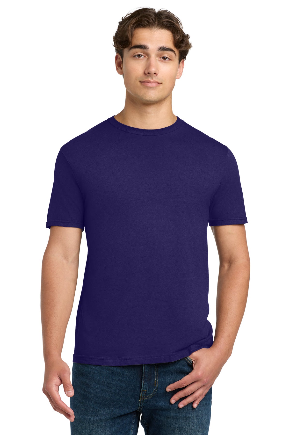 Custom Fan Dark Purple Softstyle Tee 64000, personalized by SanCanDo Swag in Argyle, TX