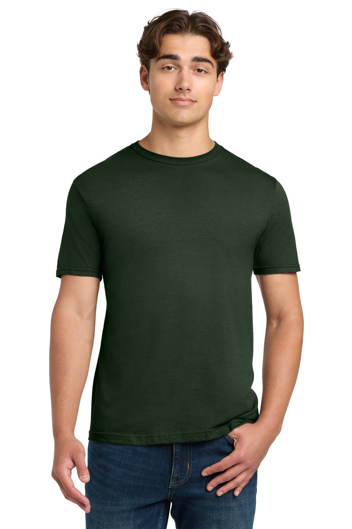 Custom Forest Green Softstyle Tee 64000, personalized by SanCanDo Swag in Argyle, TX