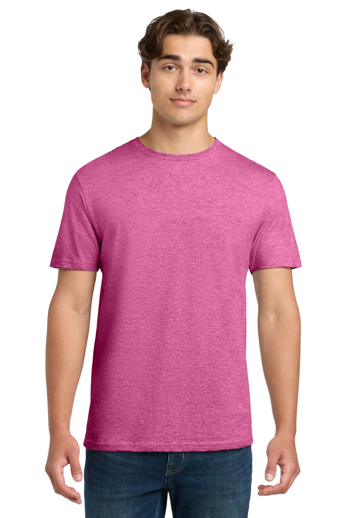 Custom Heather Heliconia Softstyle Tee 64000, personalized by SanCanDo Swag in Argyle, TX