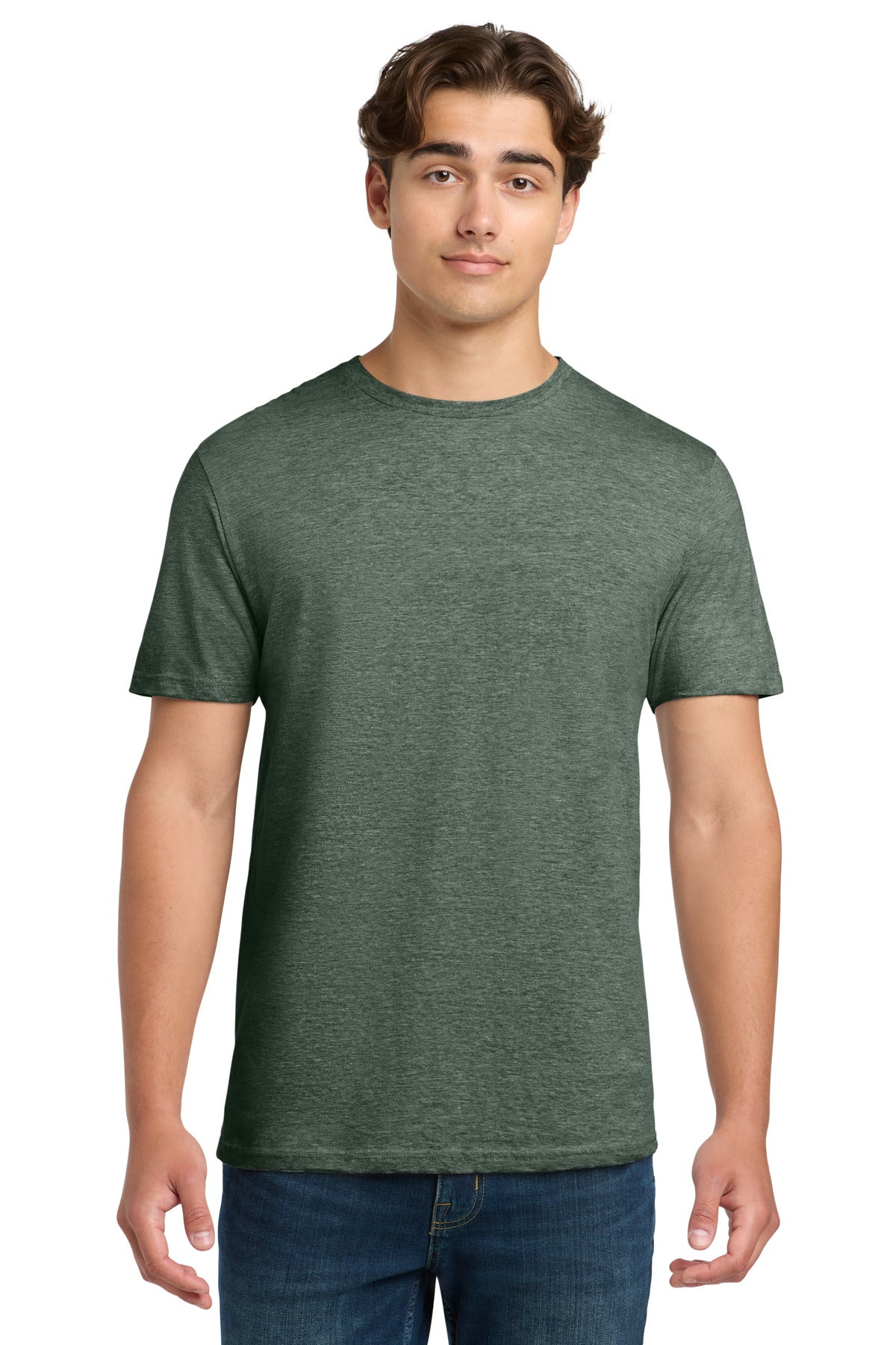 Custom Heather Military Green Softstyle Tee 64000, personalized by SanCanDo Swag in Argyle, TX