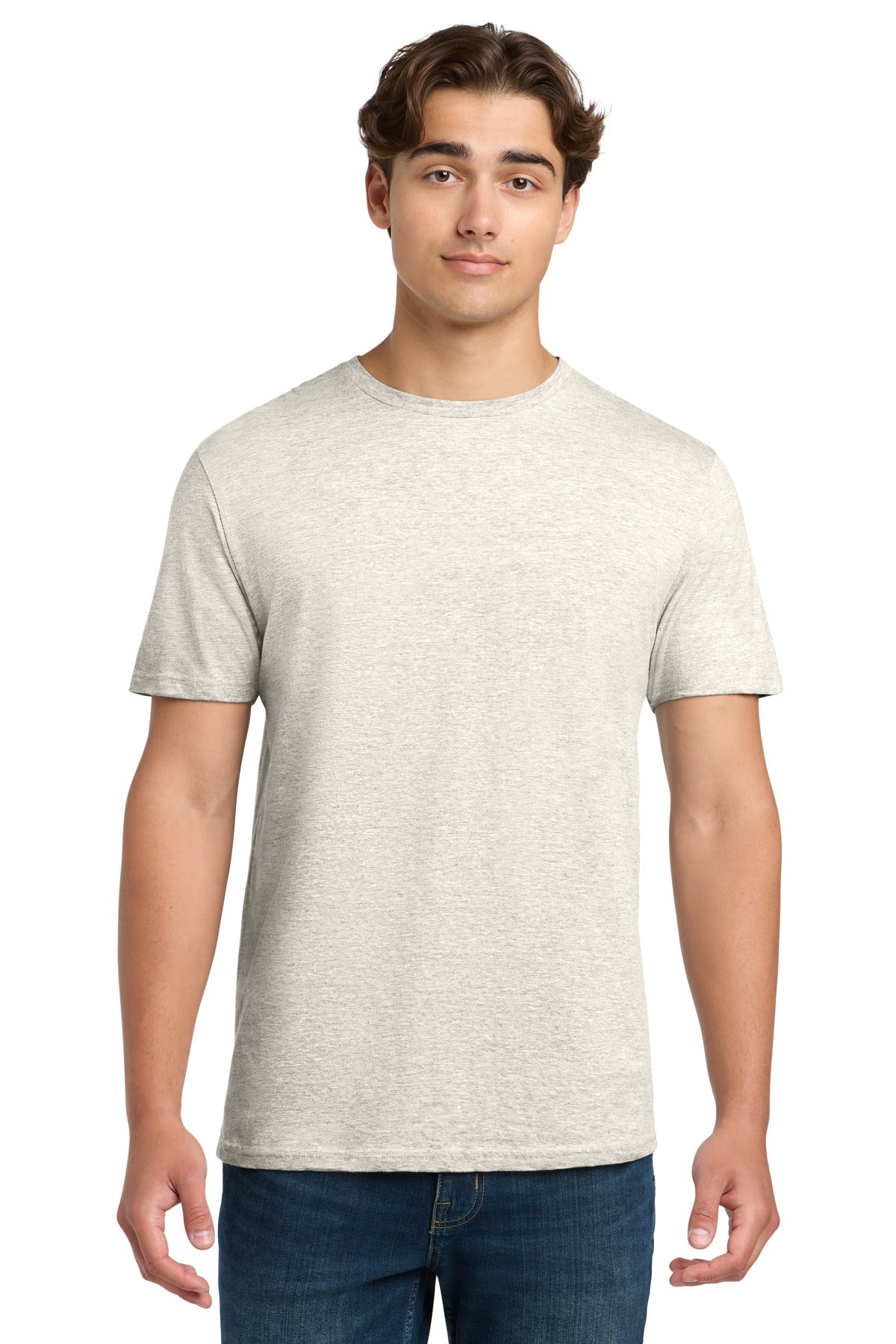 Custom Heather Oatmeal Softstyle Tee 64000, personalized by SanCanDo Swag in Argyle, TX