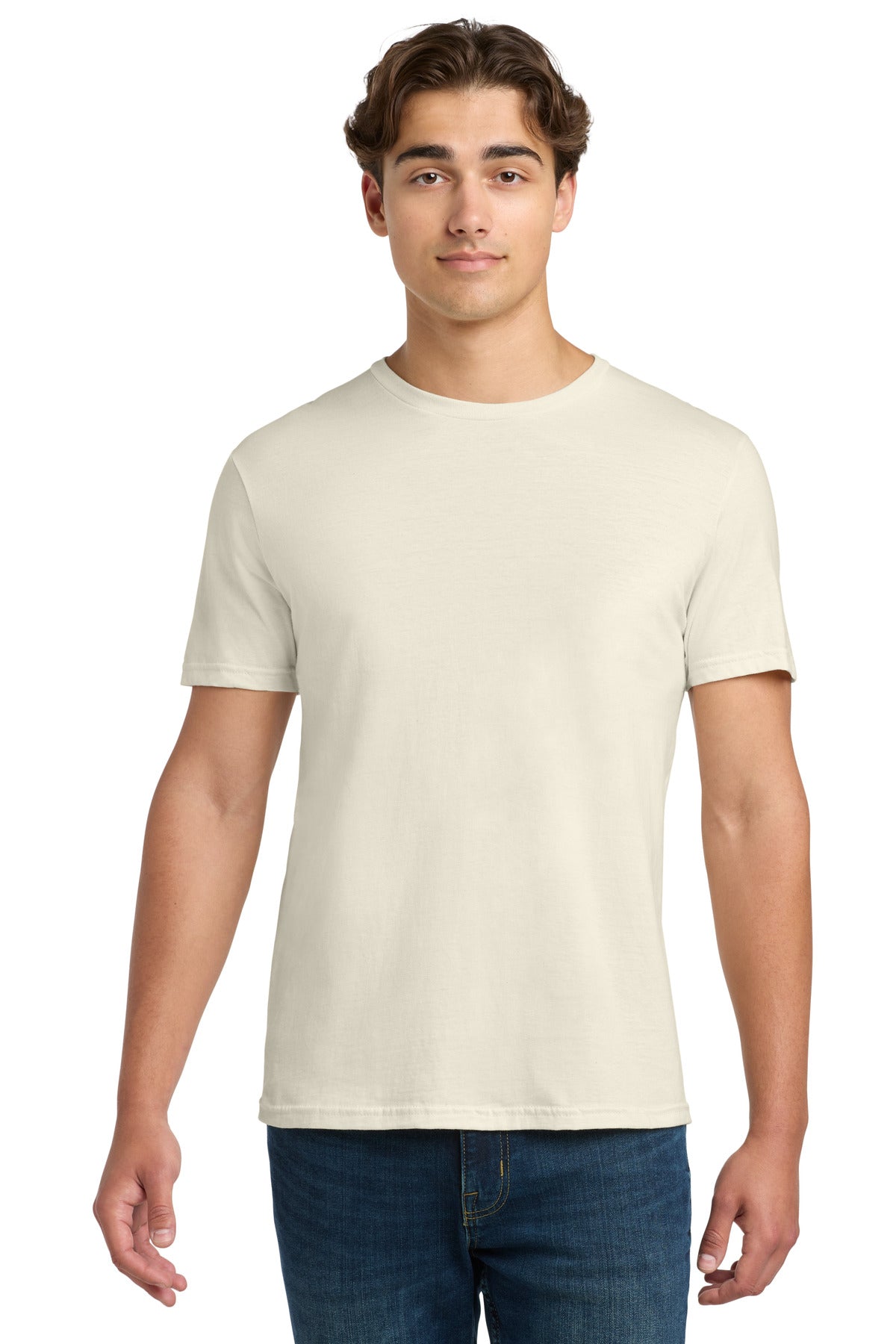 Custom Natural Softstyle Tee 64000, personalized by SanCanDo Swag in Argyle, TX