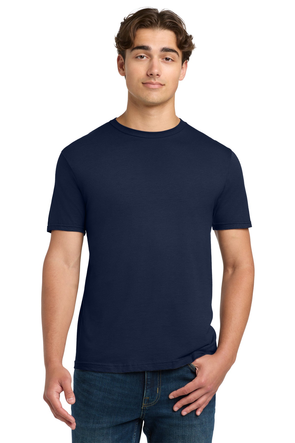 Custom Navy Softstyle Tee 64000, personalized by SanCanDo Swag in Argyle, TX