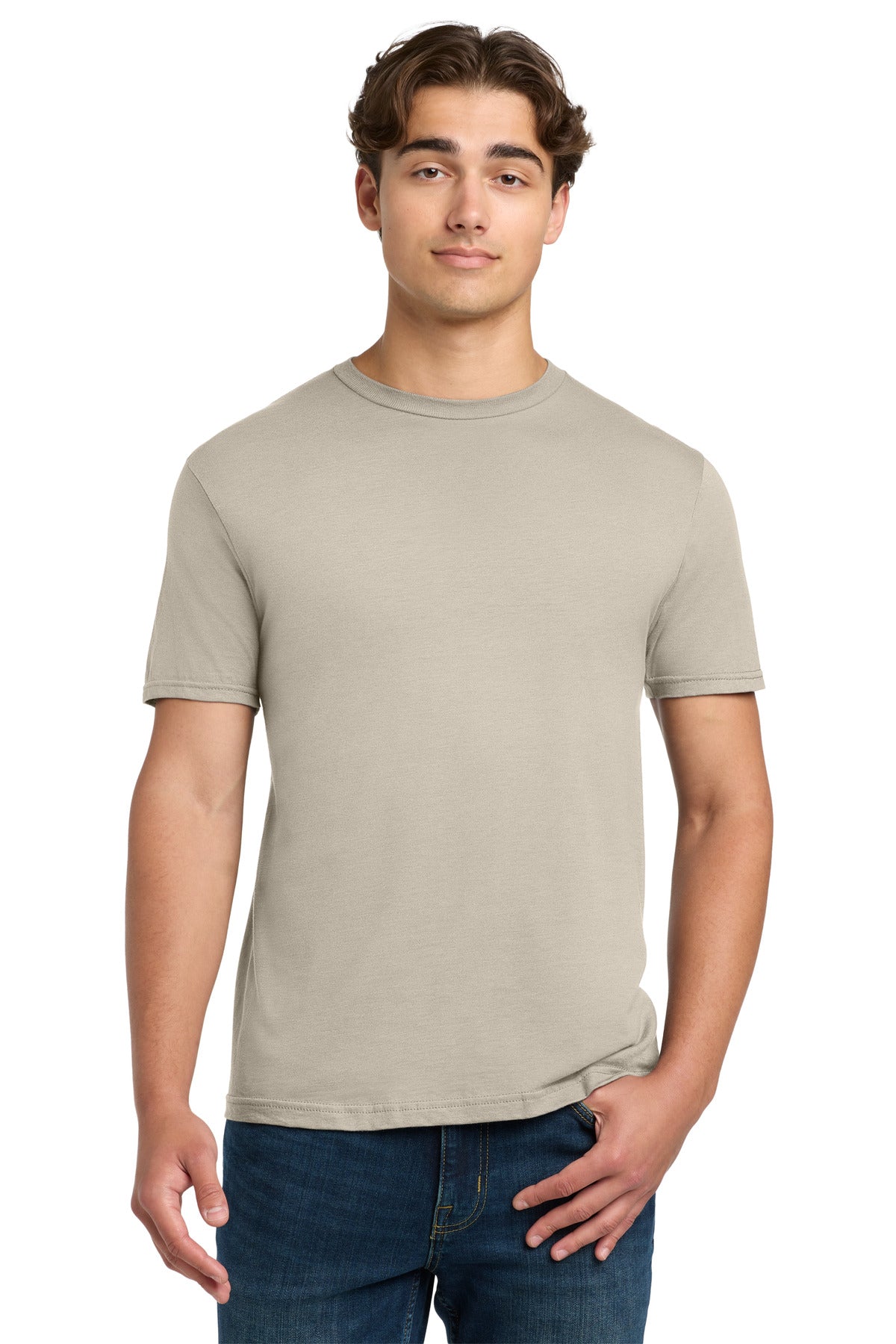 Custom Sand Softstyle Tee 64000, personalized by SanCanDo Swag in Argyle, TX