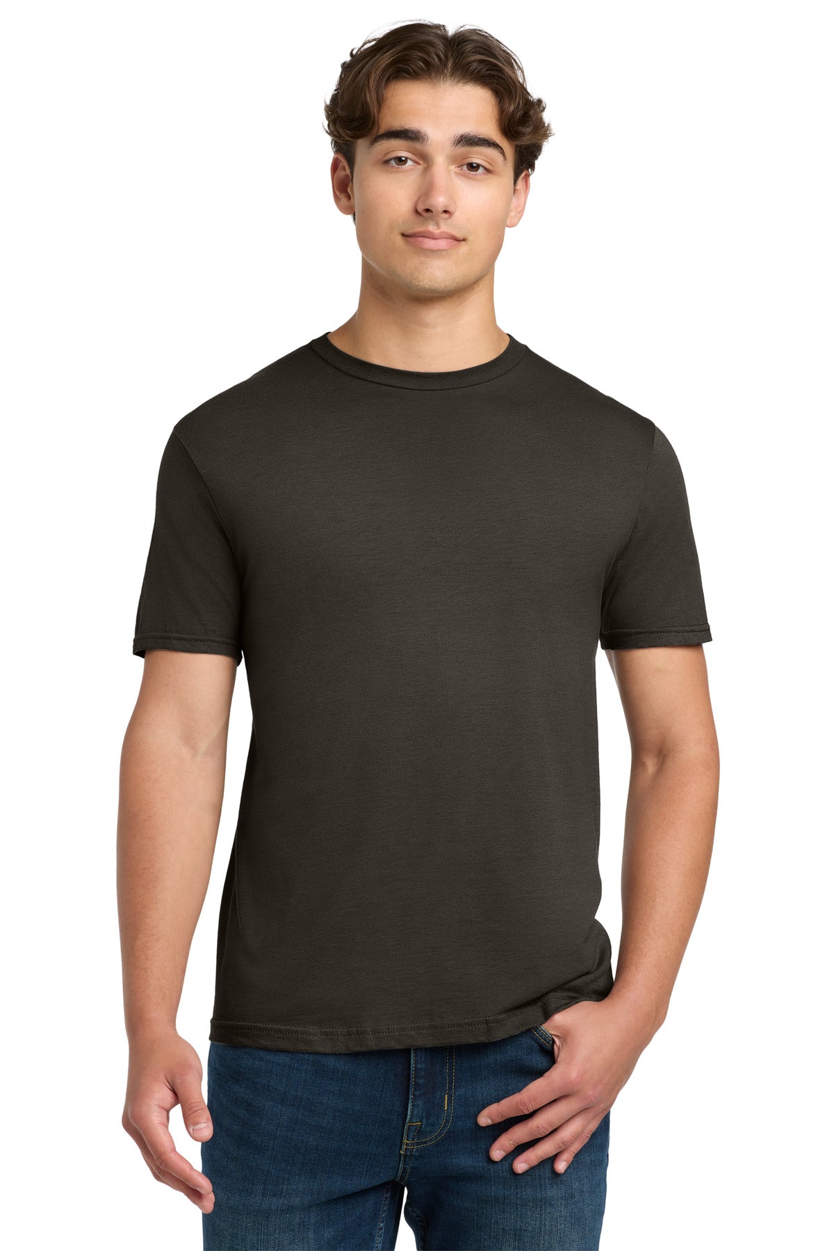 Custom Dark Chocolate Softstyle Tee 64000, personalized by SanCanDo Swag in Argyle, TX