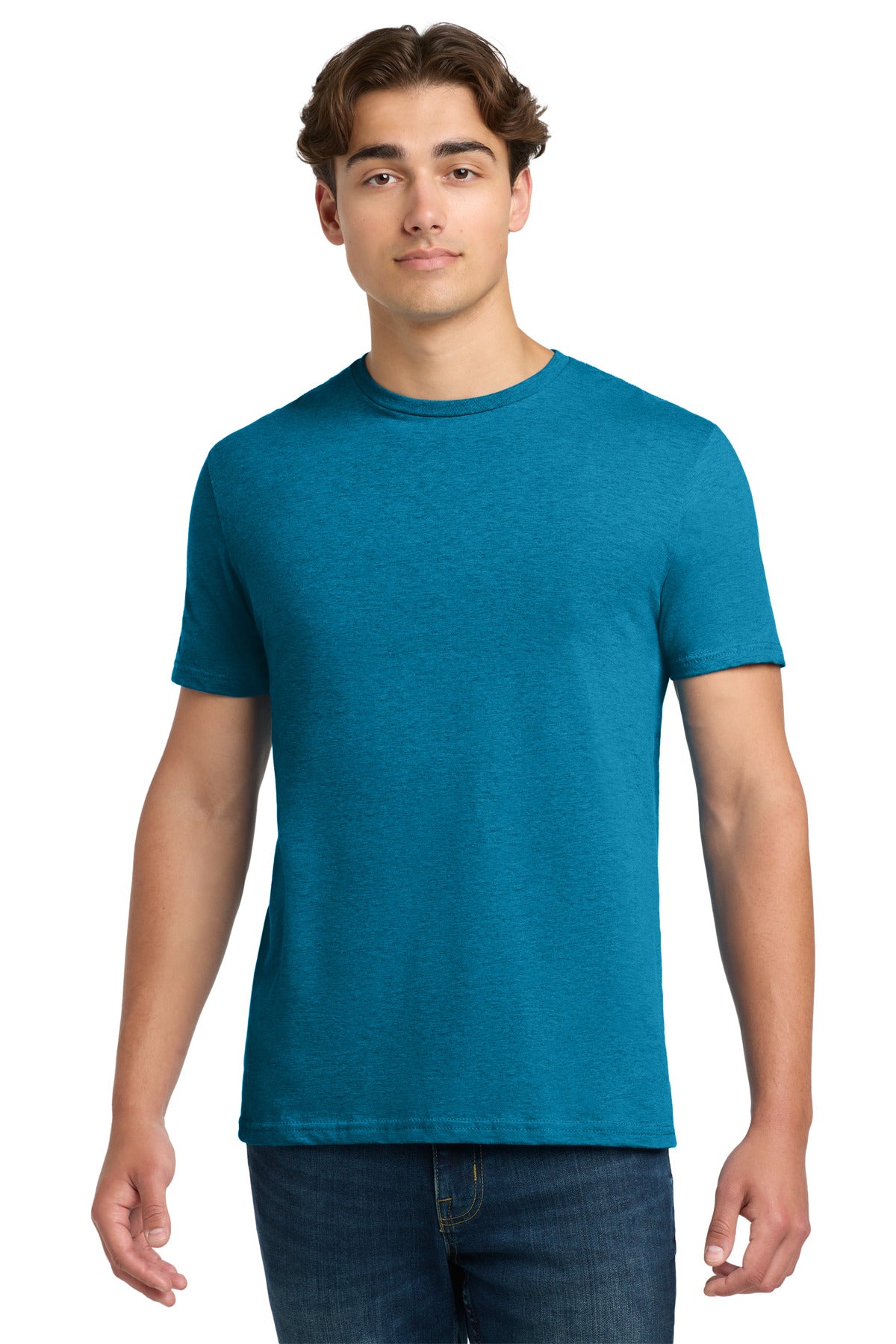 Custom Antique Sapphire Softstyle Tee 64000, personalized by SanCanDo Swag in Argyle, TX
