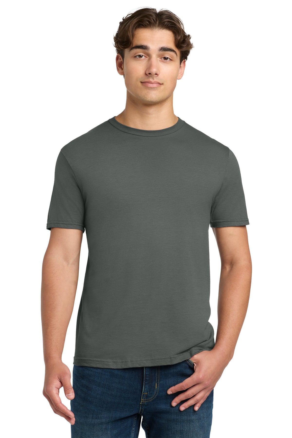 Custom Charcoal Softstyle Tee 64000, personalized by SanCanDo Swag in Argyle, TX