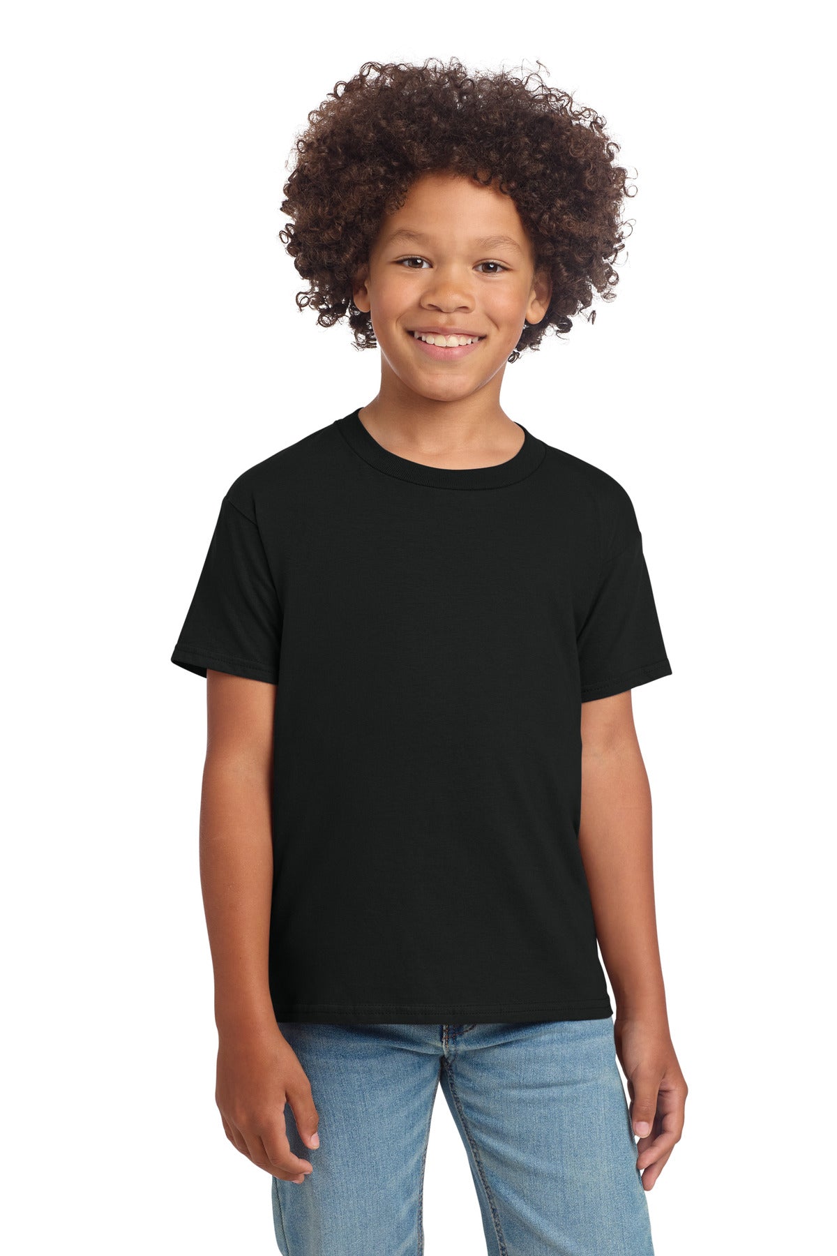 Custom Black Youth Softstyle Tee 64000B, personalized by SanCanDo Swag in Argyle, TX