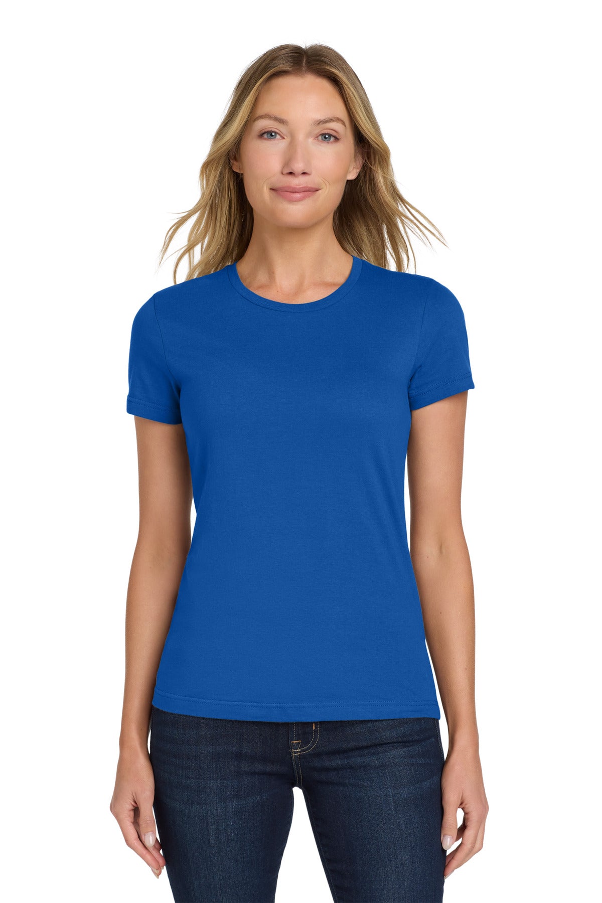 Custom Royal Softstyle Women's Tee 64000L, personalized by SanCanDo Swag in Argyle, TX