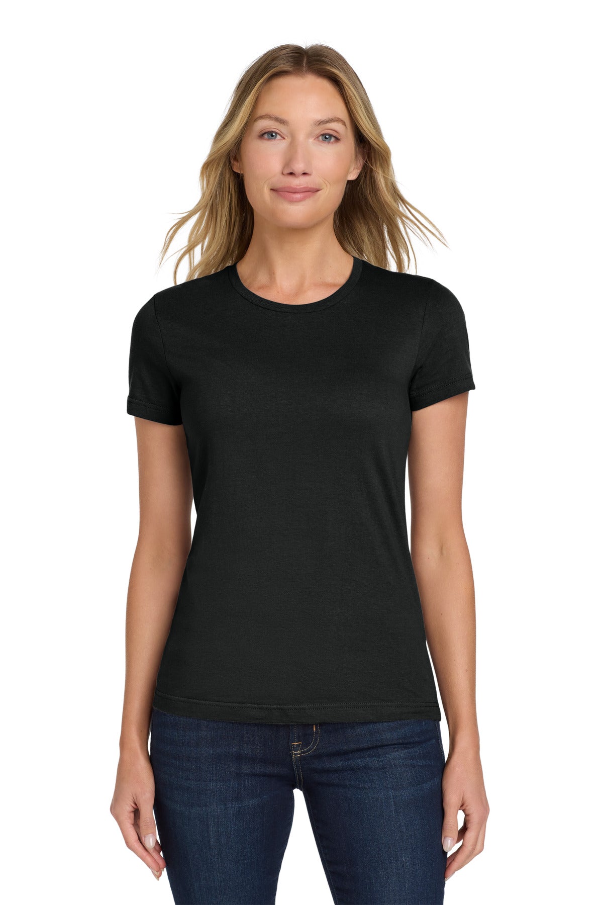 Custom Black Softstyle Women's Tee 64000L, personalized by SanCanDo Swag in Argyle, TX