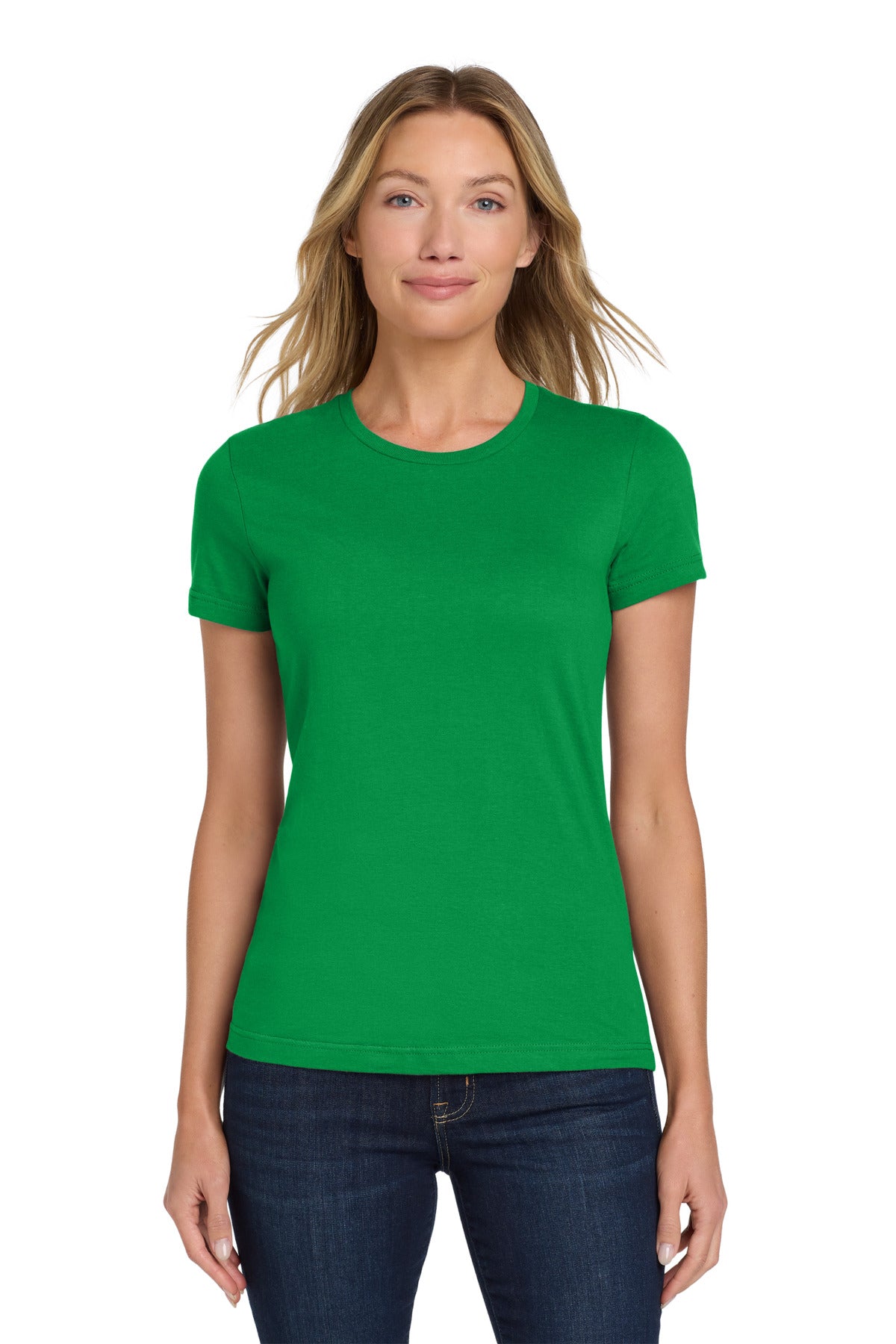 Custom Irish Green Softstyle Women's Tee 64000L, personalized by SanCanDo Swag in Argyle, TX