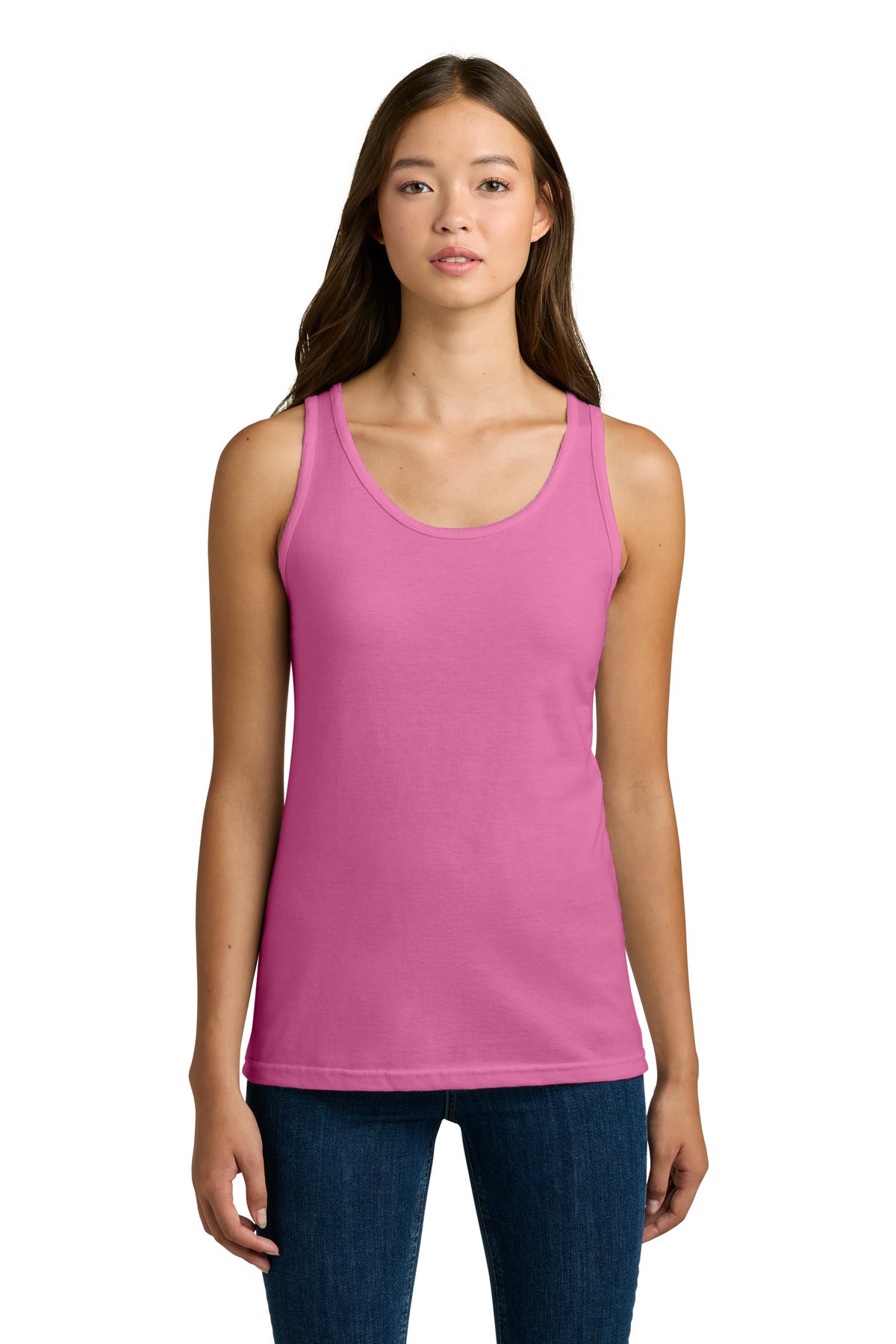 Custom Azalea Softstyle Junior Fit Tank Top 64200L, personalized by SanCanDo Swag in Argyle, TX