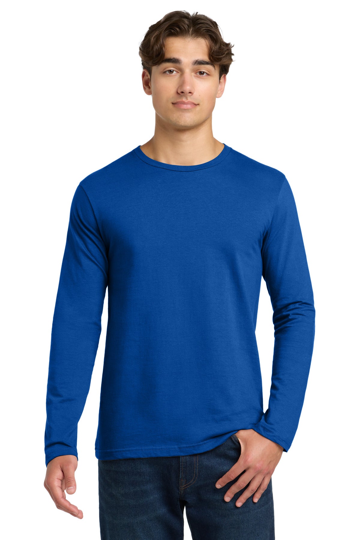Custom Royal Softstyle Long Sleeve Tee 64400, personalized by SanCanDo Swag in Argyle, TX