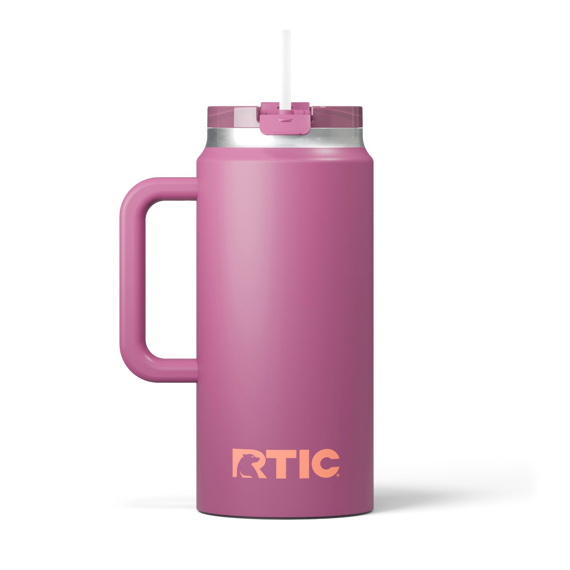 Custom Orchid RTIC 64 oz Road Trip Tumbler, personalized by SanCanDo Swag in Argyle, TX