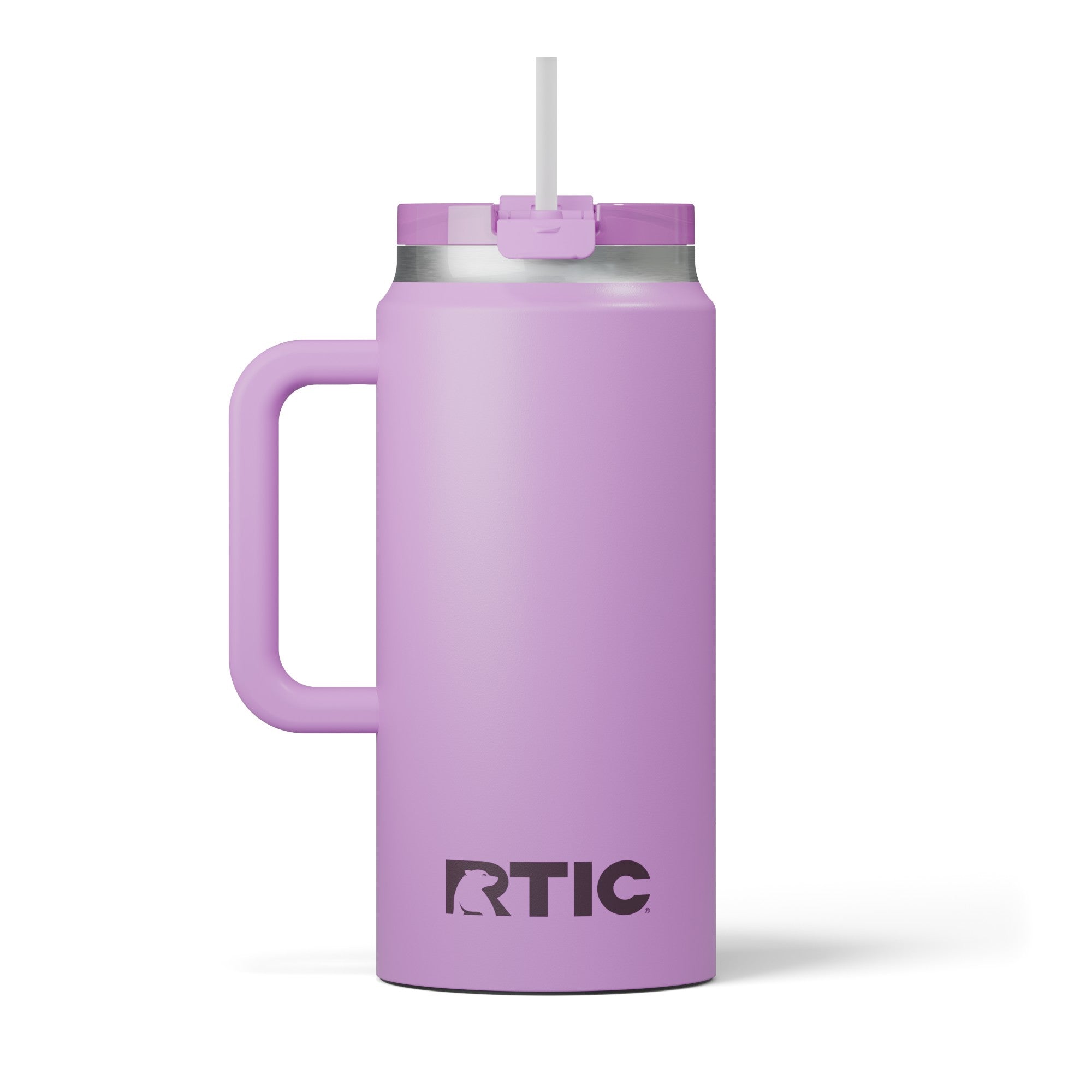 Custom Lavender RTIC 64 oz Road Trip Tumbler, personalized by SanCanDo Swag in Argyle, TX