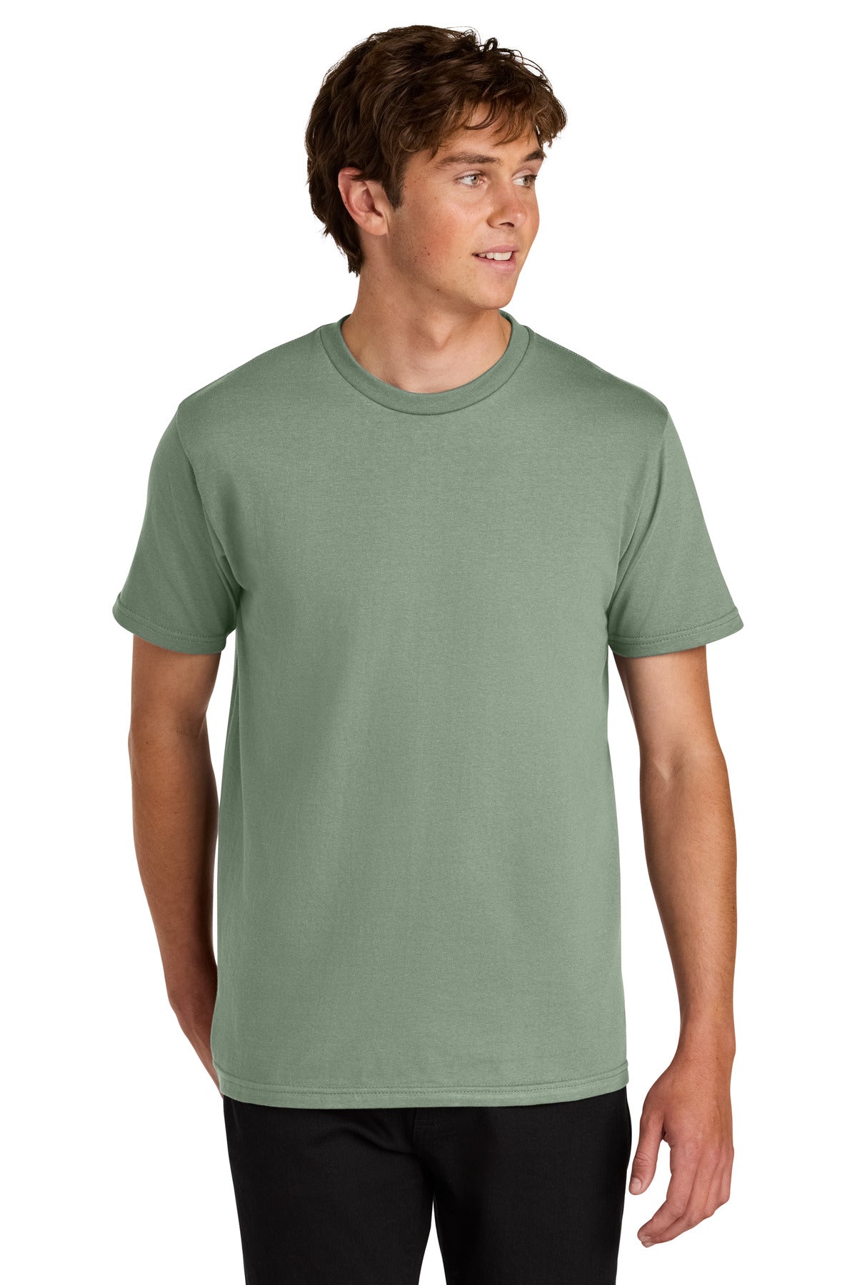 Custom Sage Midweight Tee 65000, personalized by SanCanDo Swag in Argyle, TX