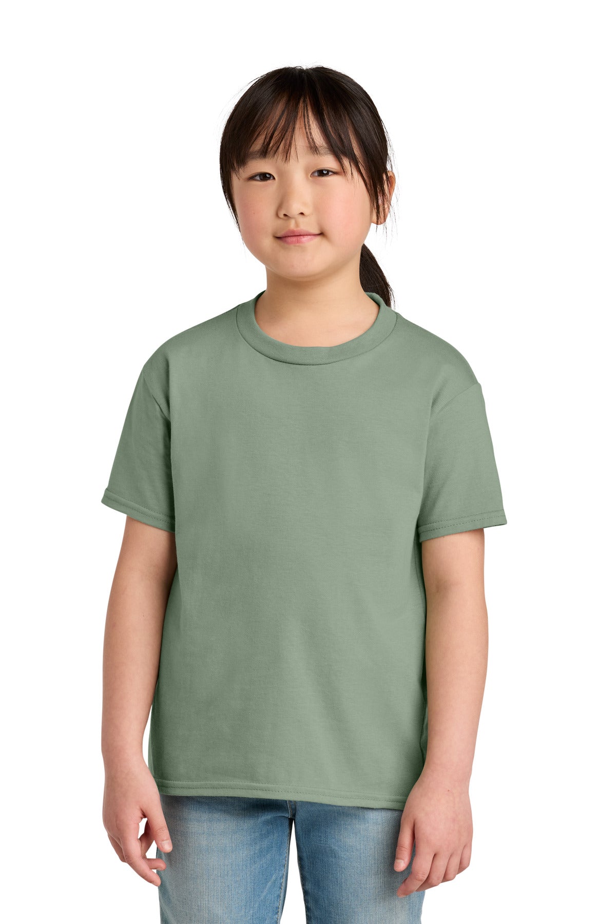 Custom Sage Youth Softstyle Midweight Tee 65000B, personalized by SanCanDo Swag in Argyle, TX