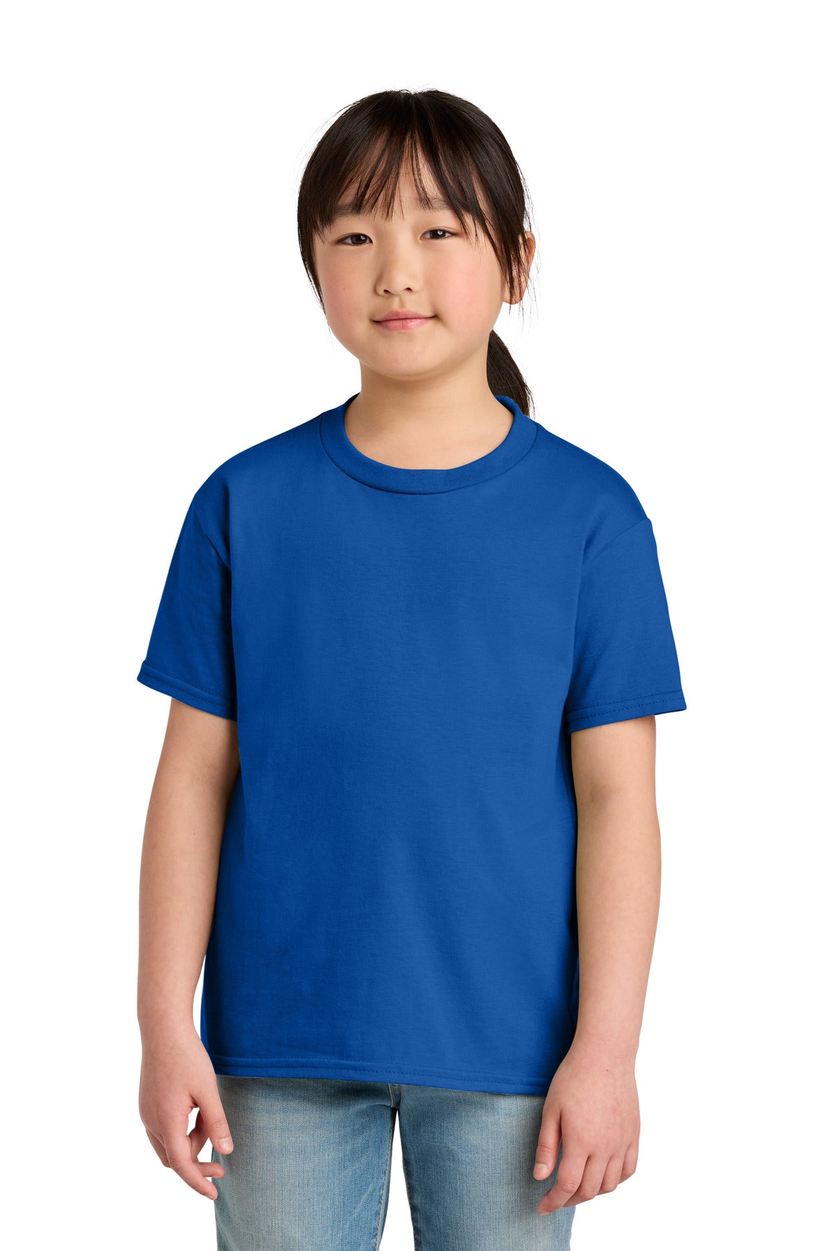 Custom Royal Youth Softstyle Midweight Tee 65000B, personalized by SanCanDo Swag in Argyle, TX