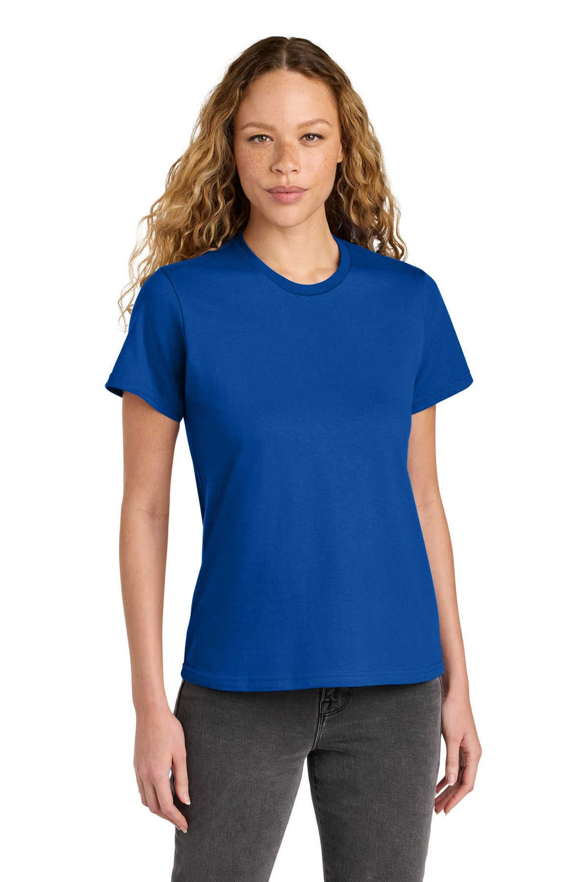 Custom Royal Women's Softstyle Midweight Tee 65000L, personalized by SanCanDo Swag in Argyle, TX