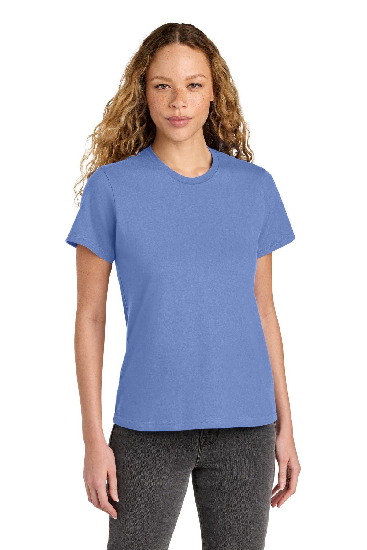 Custom Violet Women's Softstyle Midweight Tee 65000L, personalized by SanCanDo Swag in Argyle, TX