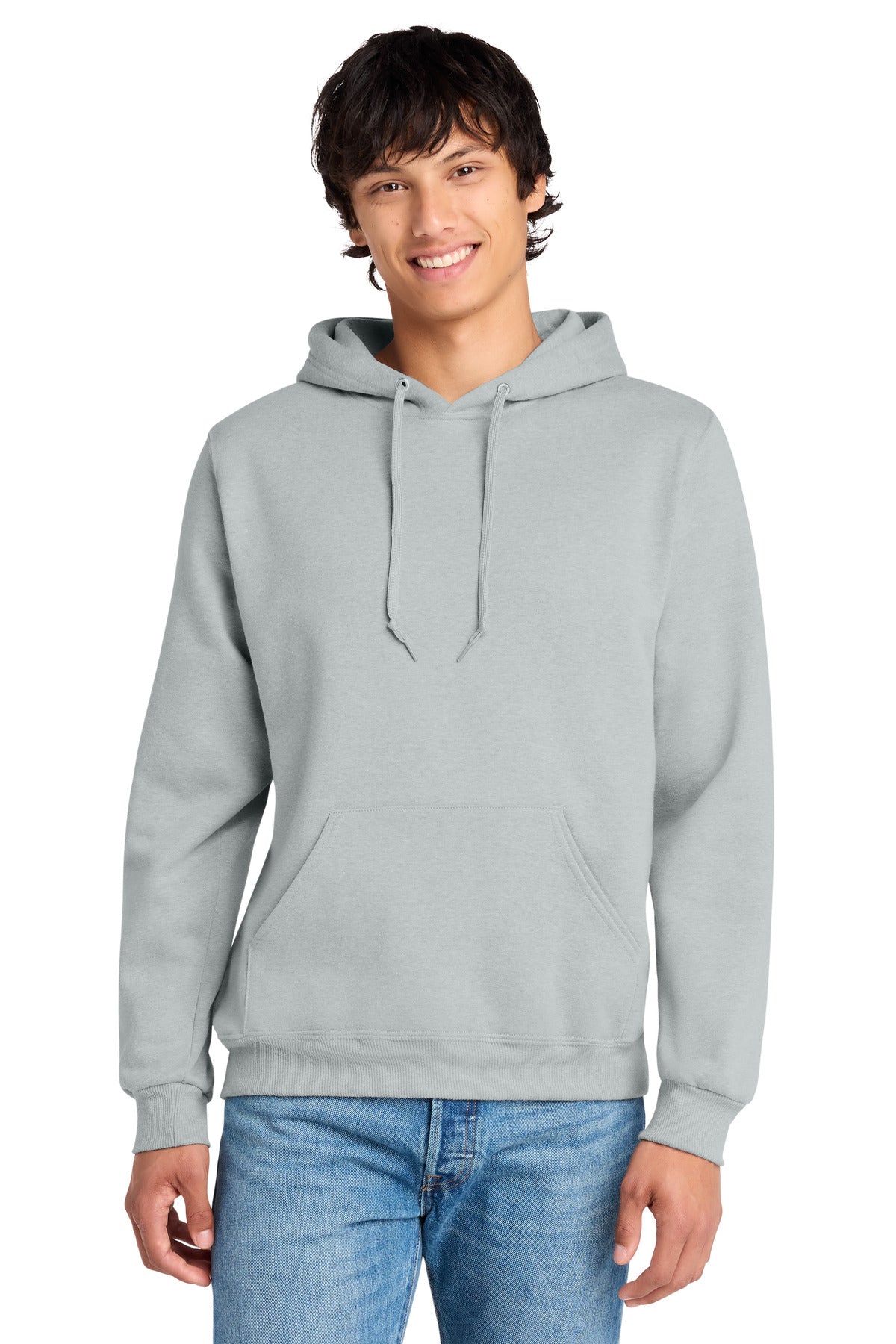 Custom Frost Grey Heather Eco Premium Blend Hoodie 700M, personalized by SanCanDo Swag in Argyle, TX