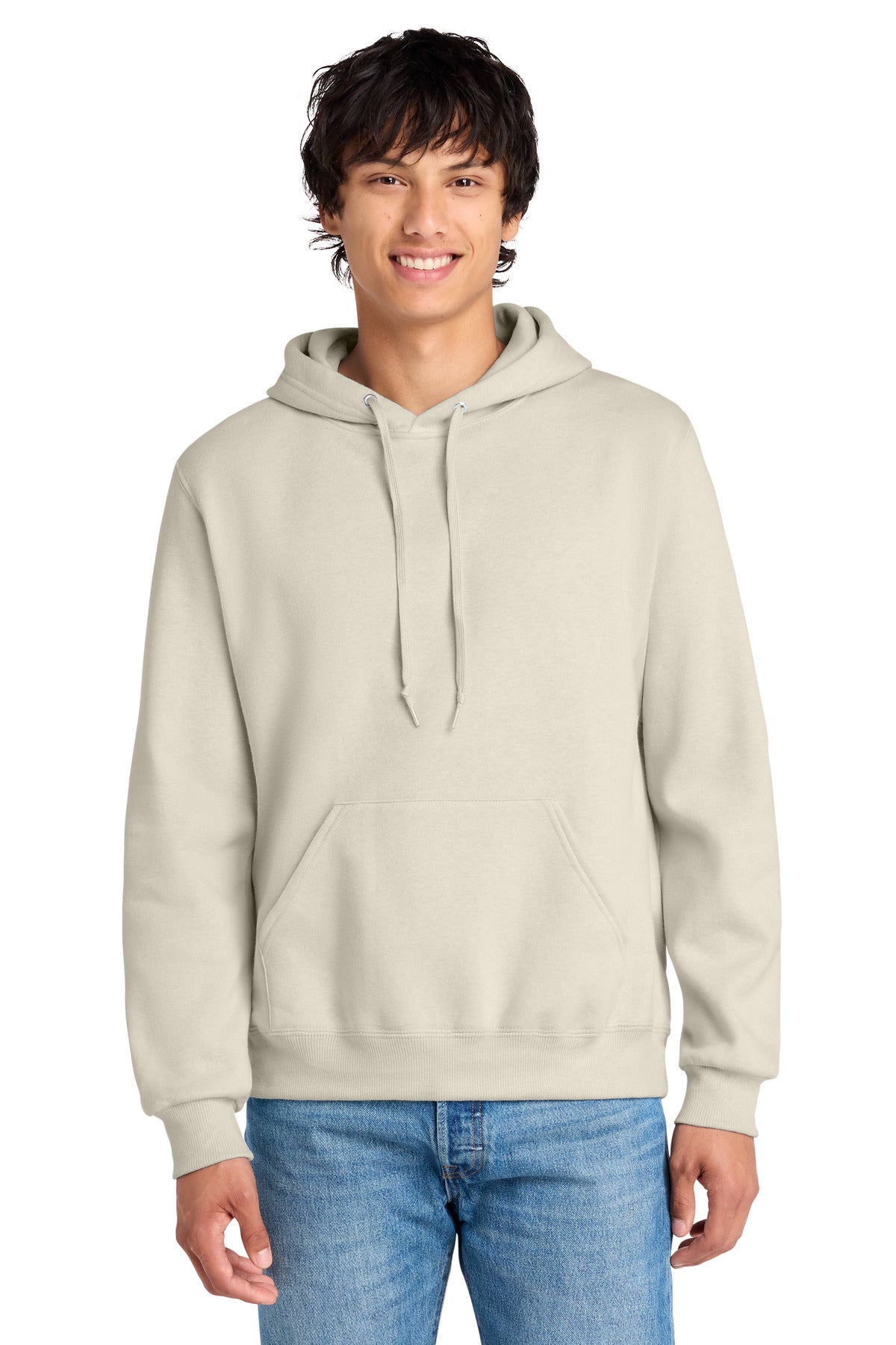 Custom Sweet Cream Heather Eco Premium Blend Hoodie 700M, personalized by SanCanDo Swag in Argyle, TX