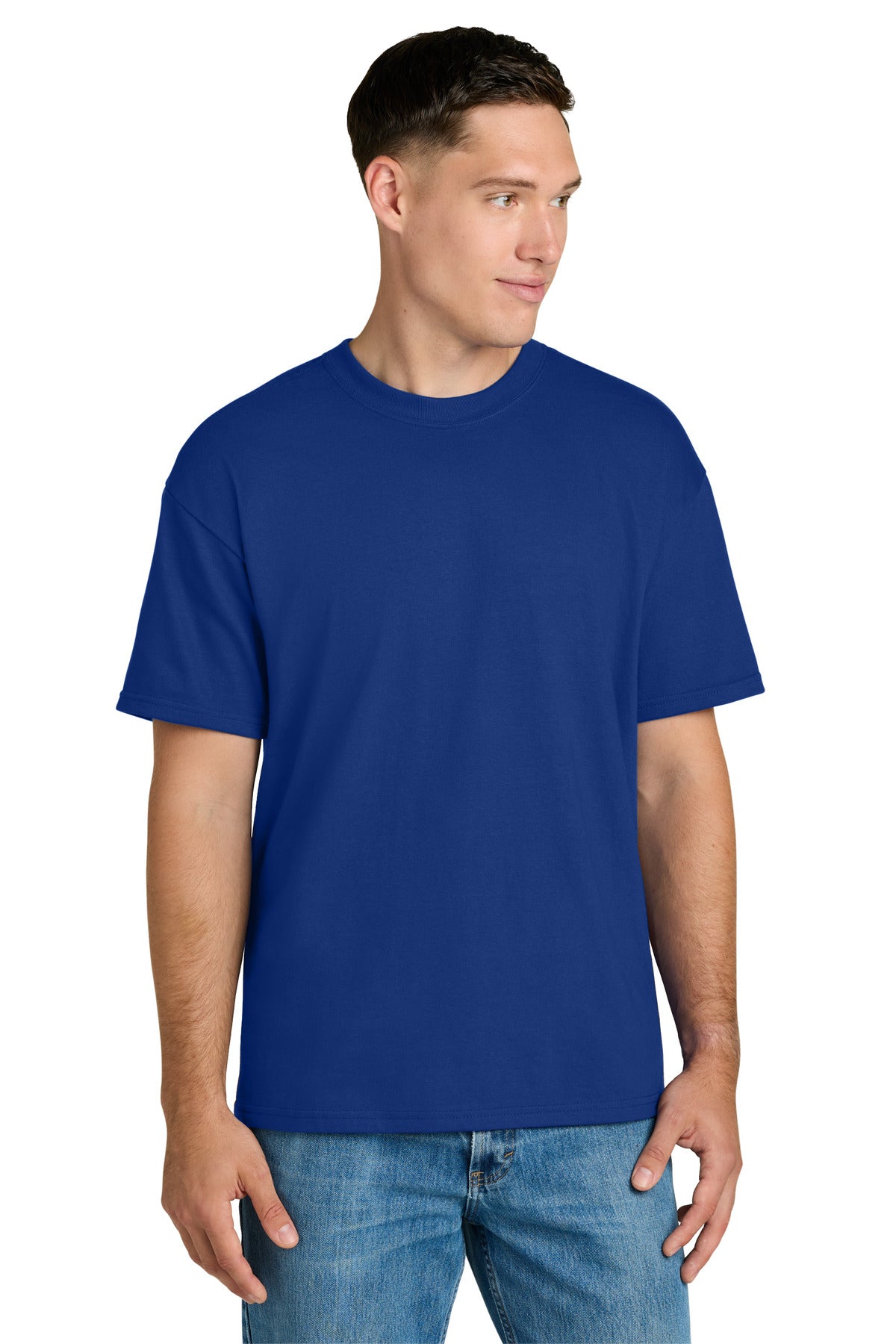Custom Deep Royal Hammer Maxweight Tee 75000, personalized by SanCanDo Swag in Argyle, TX