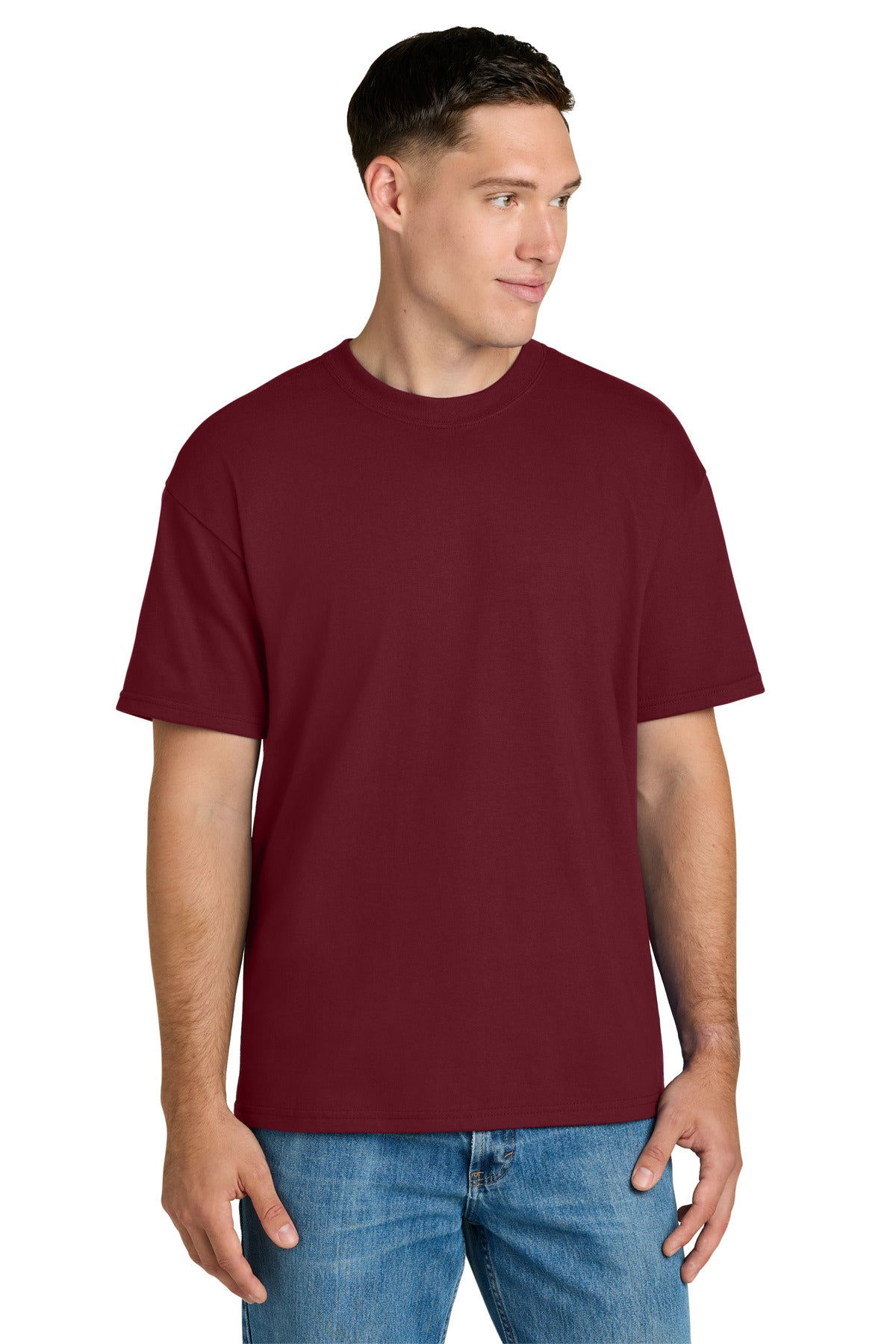 Custom Garnet Hammer Maxweight Tee 75000, personalized by SanCanDo Swag in Argyle, TX