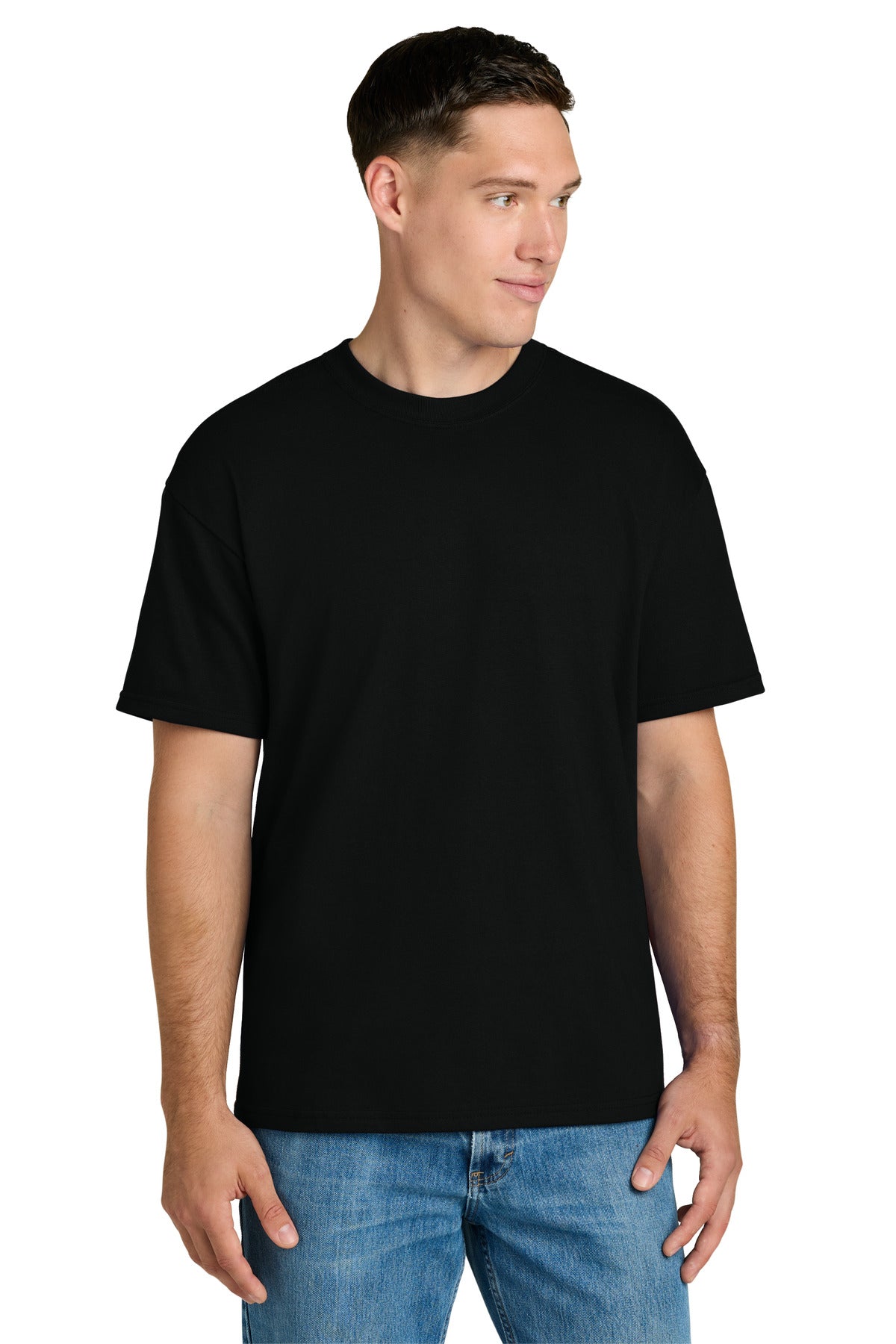 Custom Pitch Black Hammer Maxweight Tee 75000, personalized by SanCanDo Swag in Argyle, TX