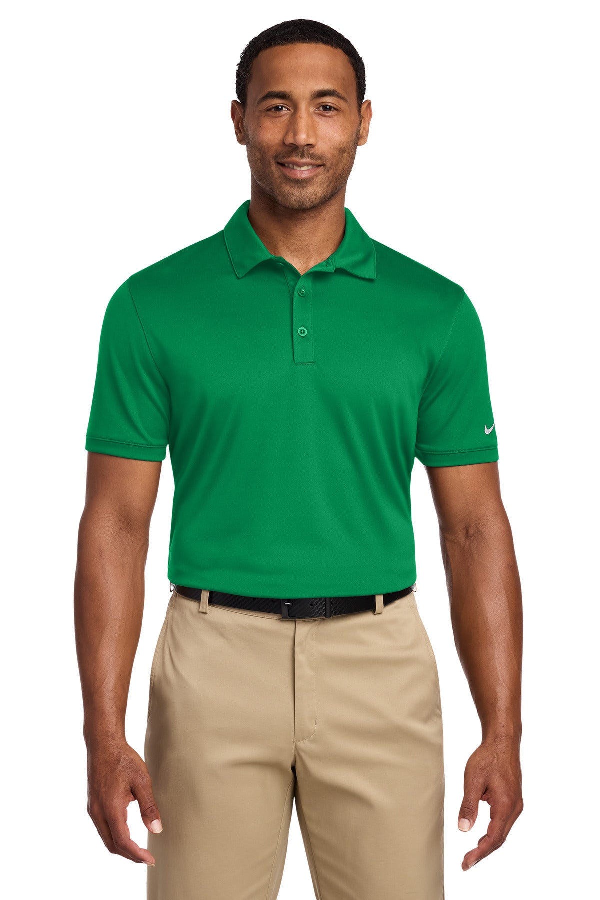 Custom Pine Green Dri-FIT Players Modern Fit Polo 799802, personalized by SanCanDo Swag in Argyle, TX