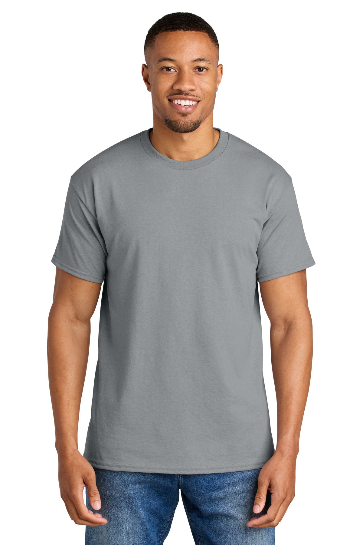 Custom Gravel DryBlend 50 Cotton/50 Poly Tee 8000, personalized by SanCanDo Swag in Argyle, TX