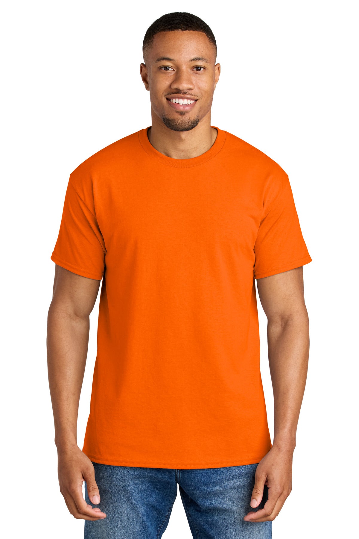 Custom S. Orange DryBlend 50 Cotton/50 Poly Tee 8000, personalized by SanCanDo Swag in Argyle, TX